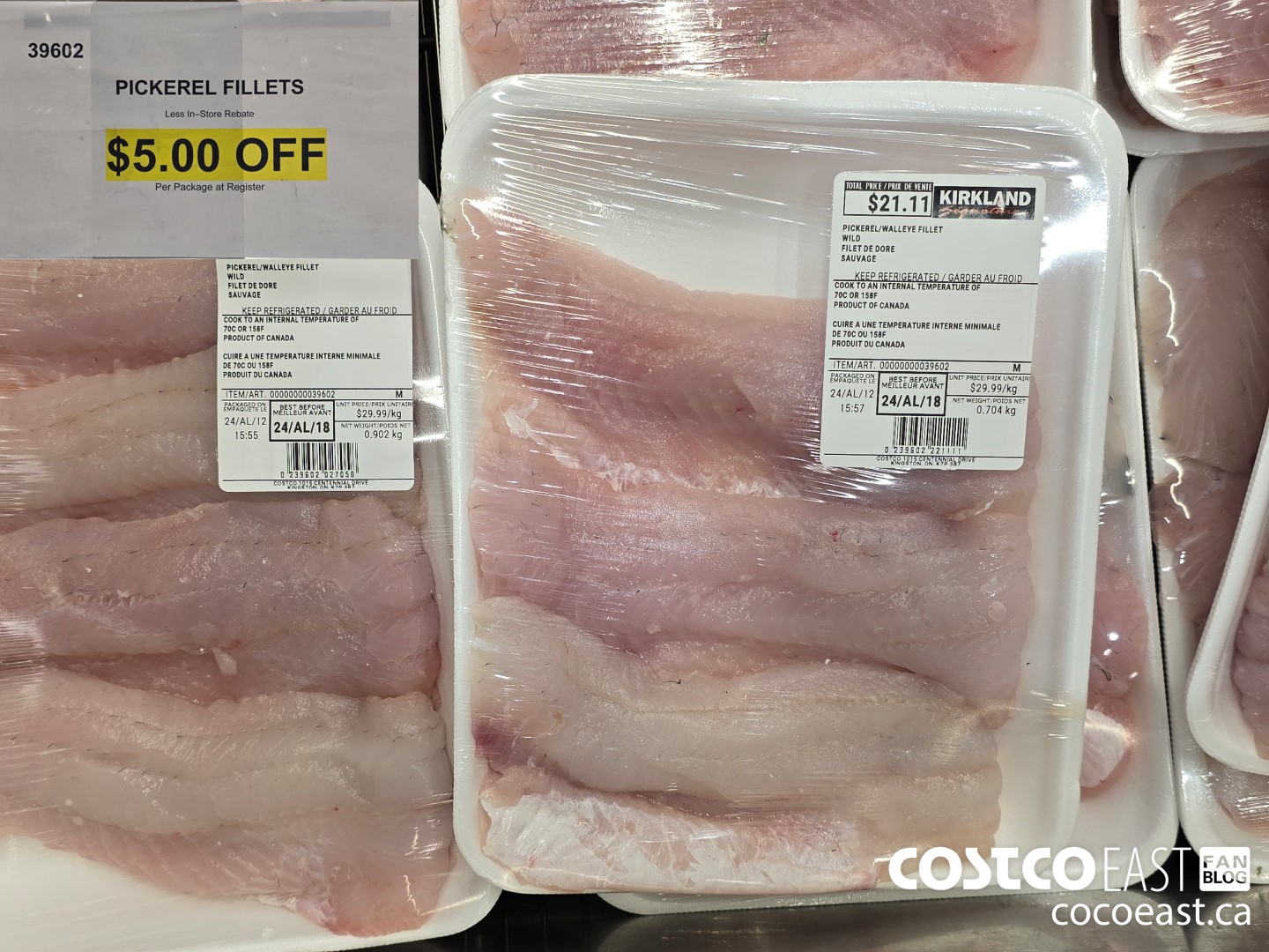 39602 PICKEREL FILLETS ($5.00 INSTANT SAVINGS)