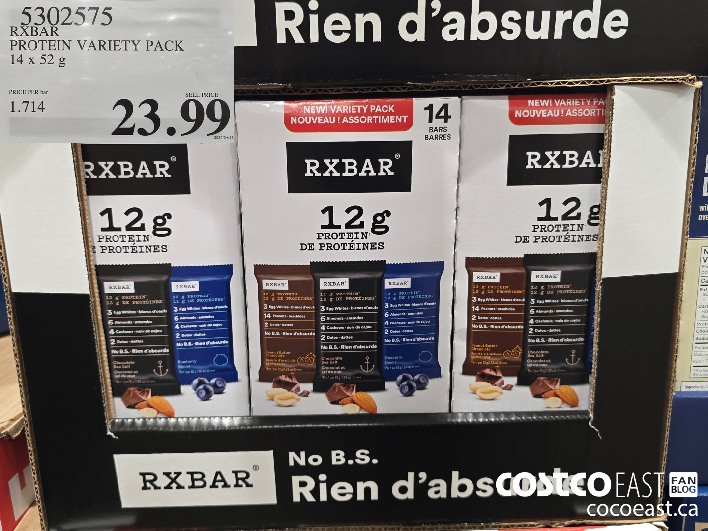Costco East Candy, Nuts & Protein Super Post April 24th 2024 Ontario