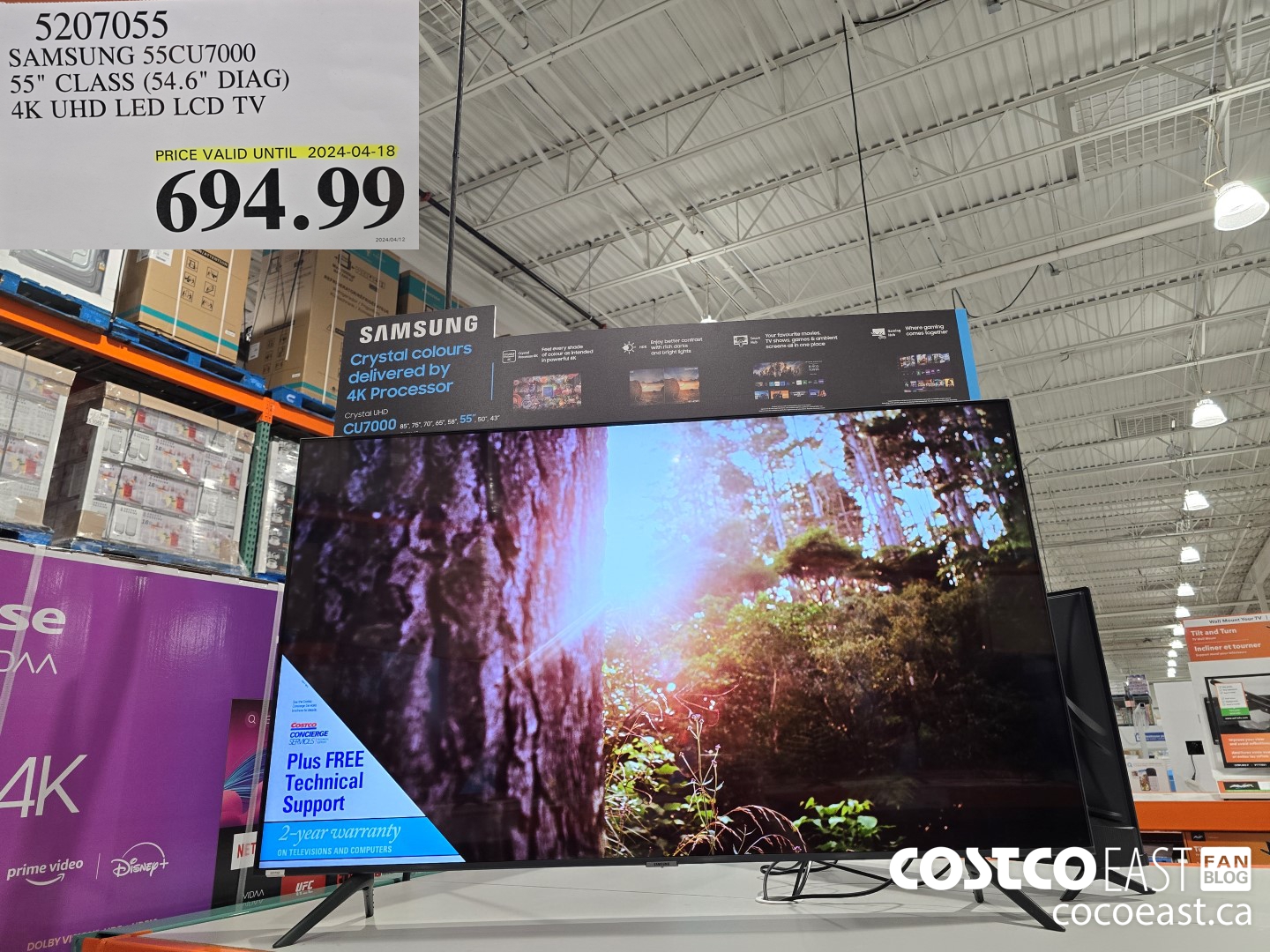 5207055 SAMSUNG 55CU7000 55