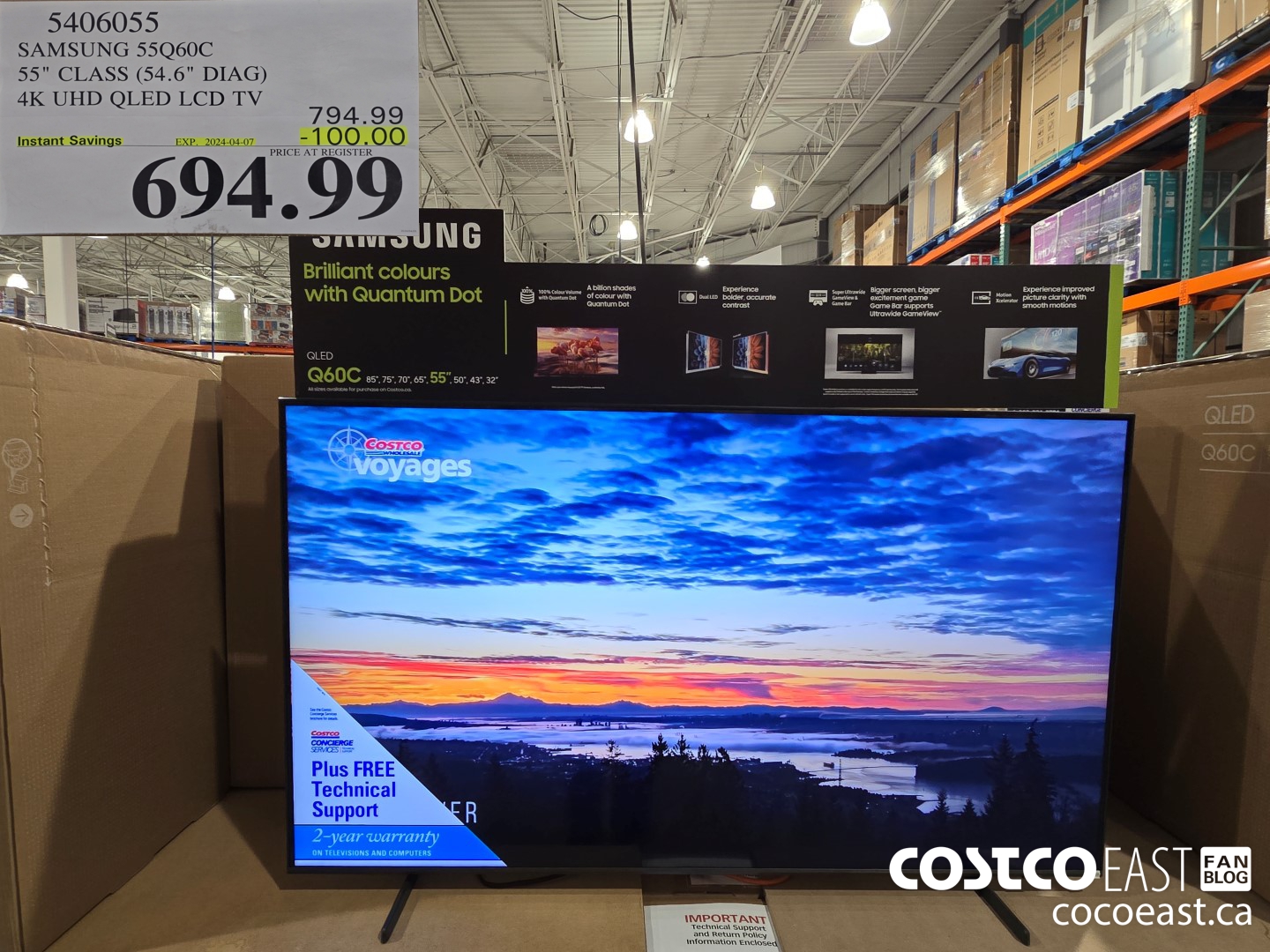 5406055 SAMSUNG 55Q60C 55