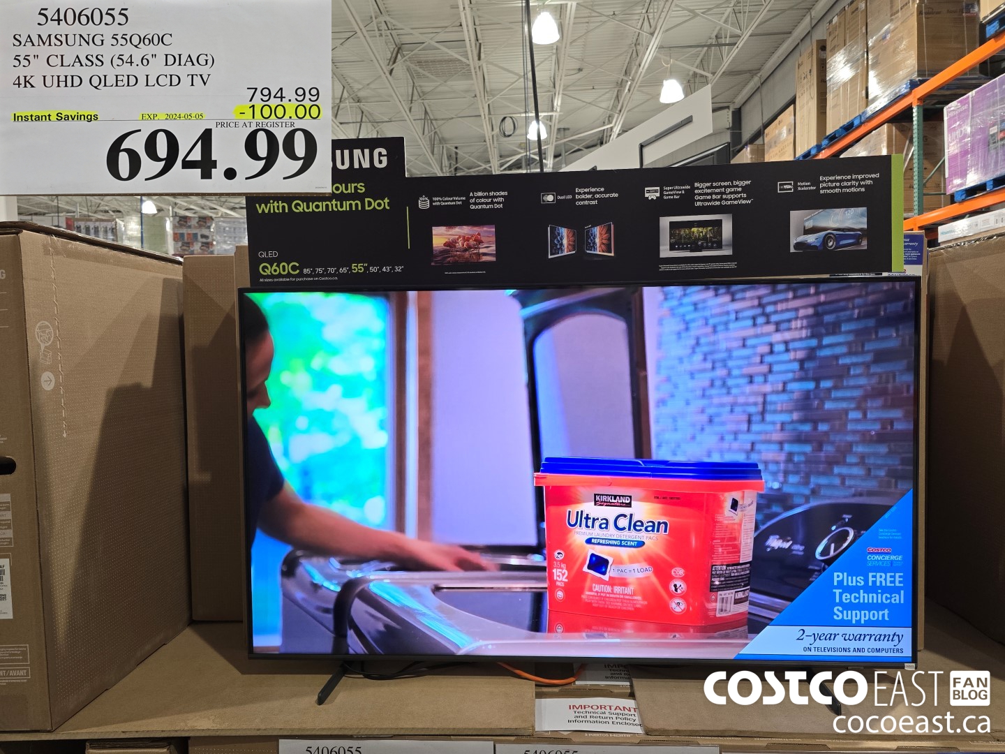 5406055 SAMSUNG 55Q60C 55