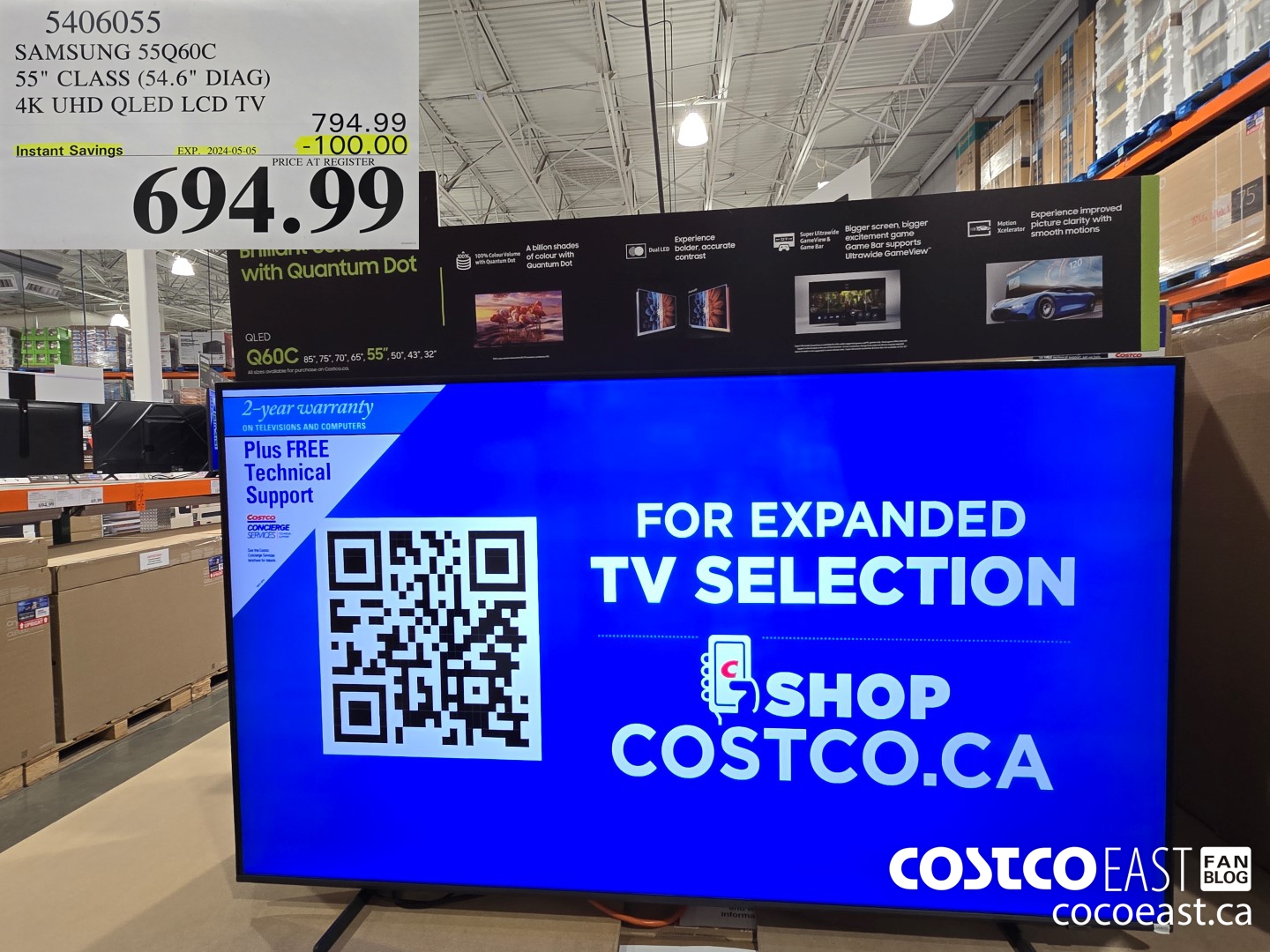 5406055 SAMSUNG 55Q60C 55