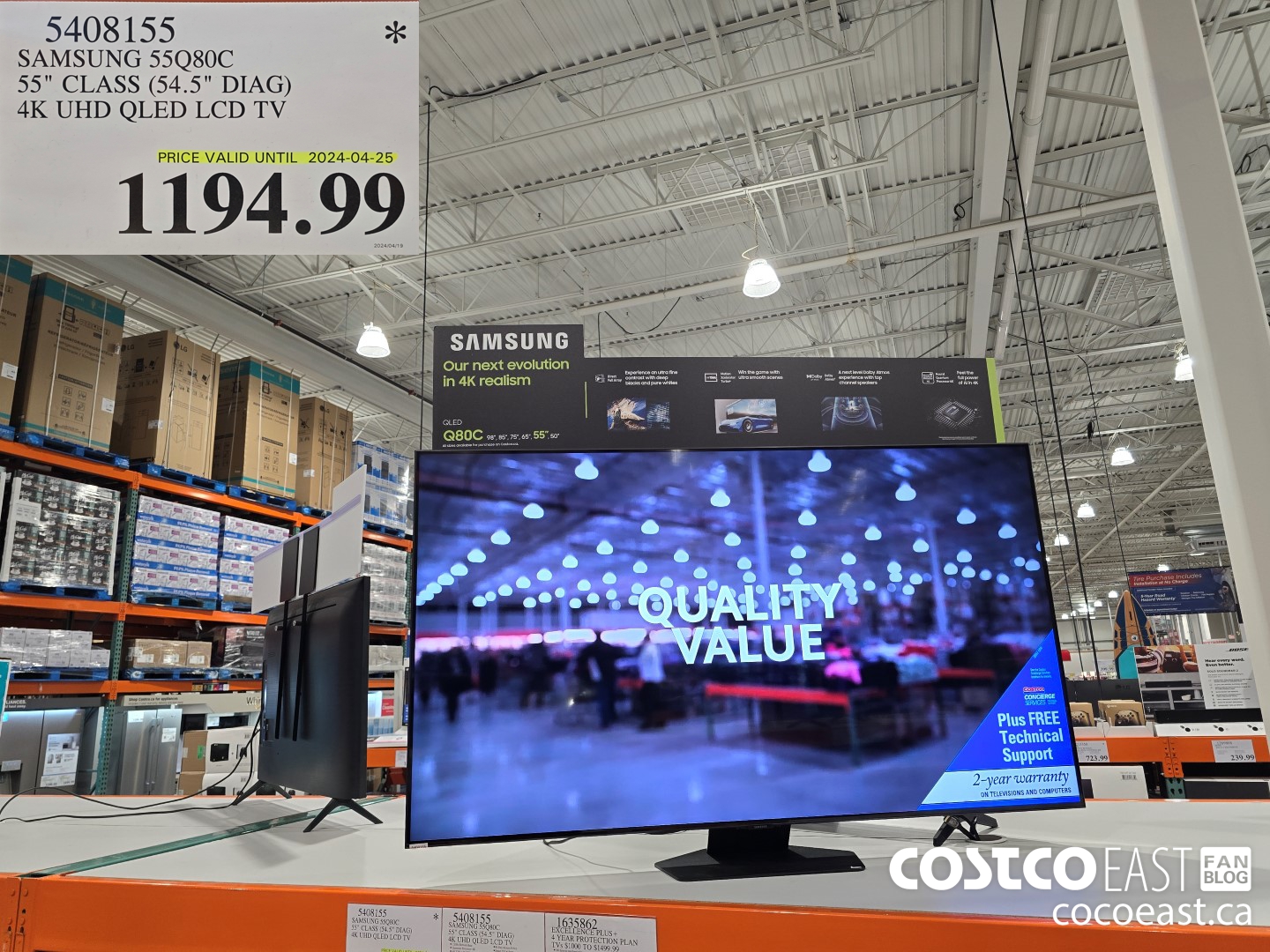 5408155 SAMSUNG 55Q80C 55