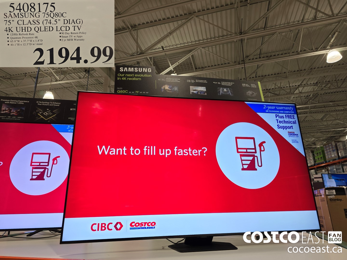 5408175 SAMSUNG 75Q80C 75