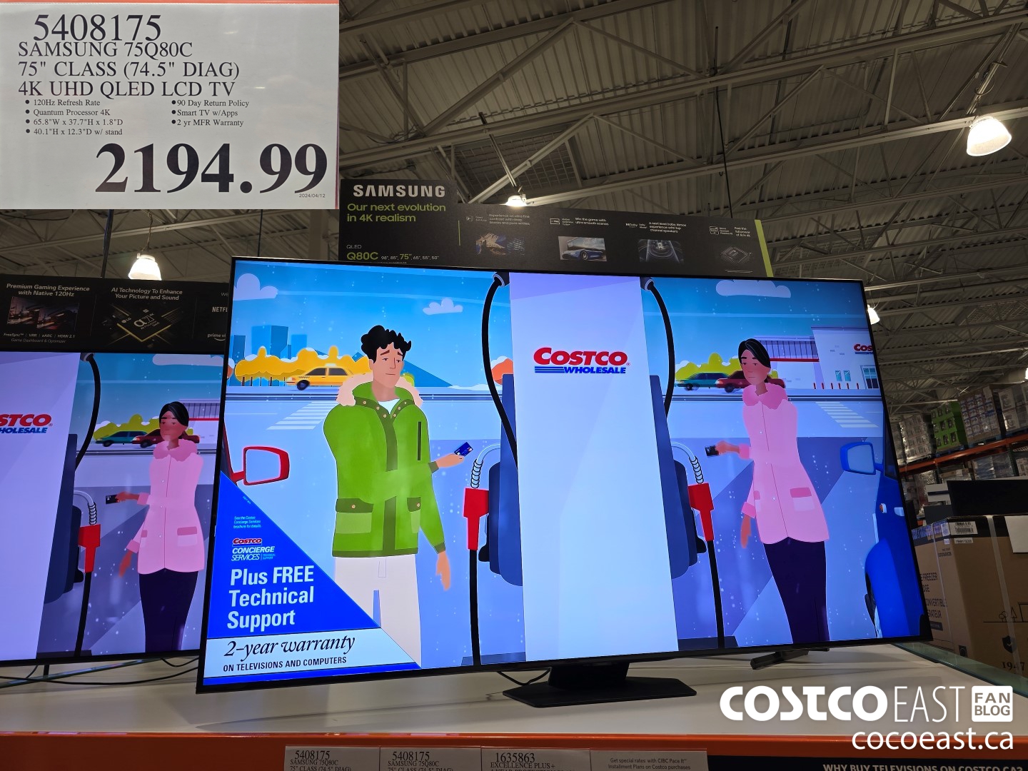 5408175 SAMSUNG 75Q80C 75