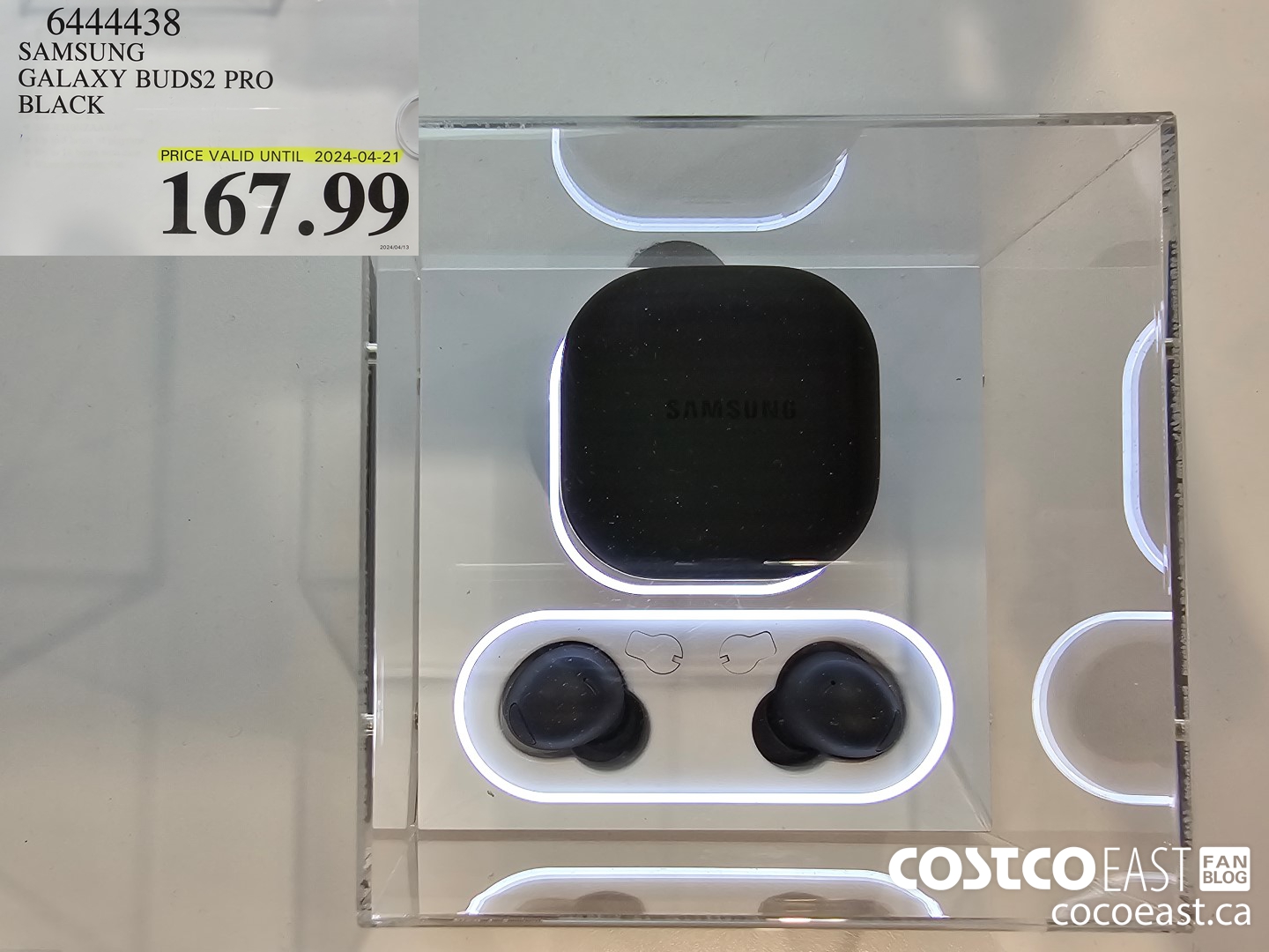 6444438 SAMSUNG GALAXY BUDS2 PRO BLACK $167.99