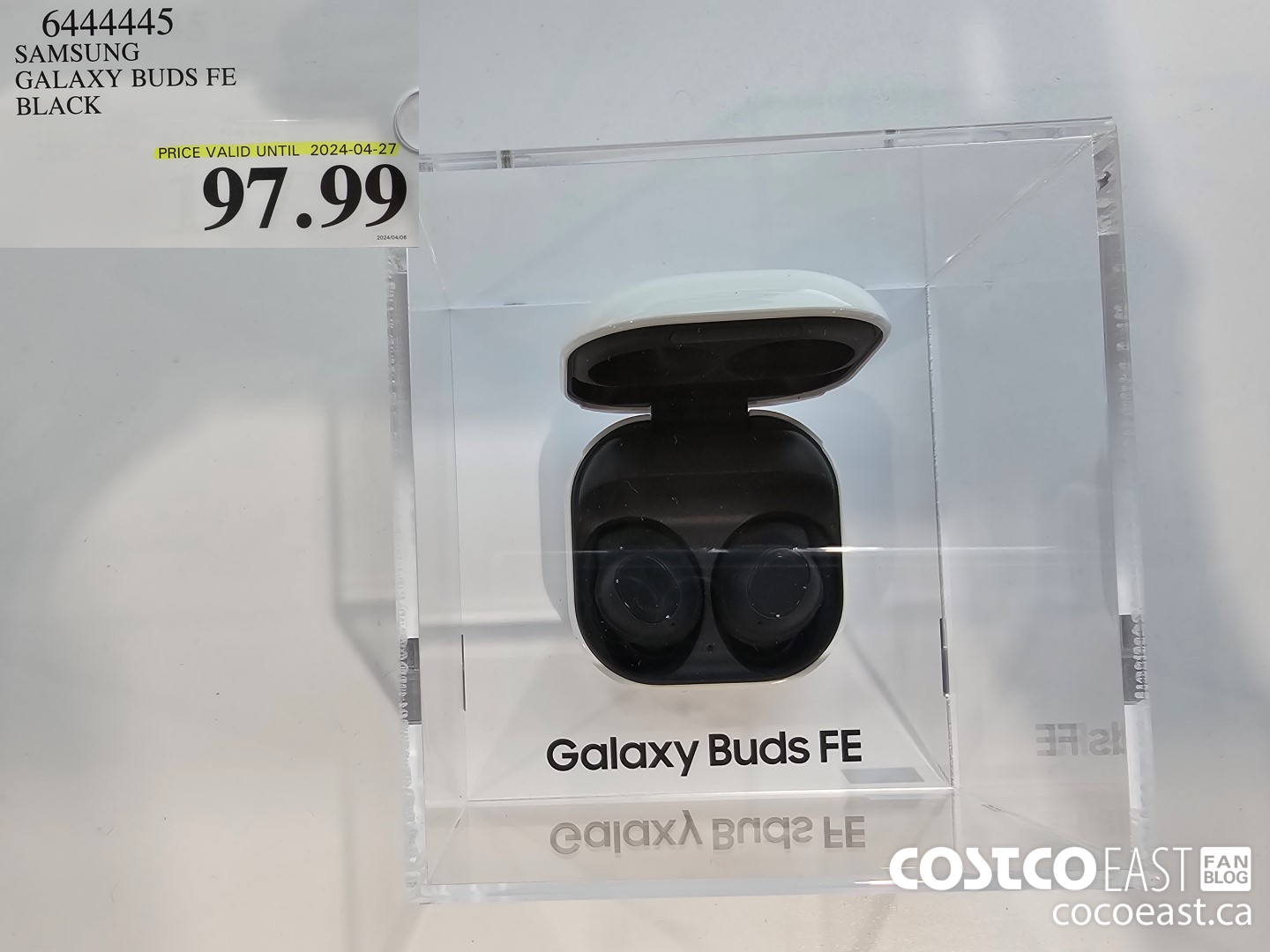 6444445 SAMSUNG GALAXY BUDS FE BLACK $97.99