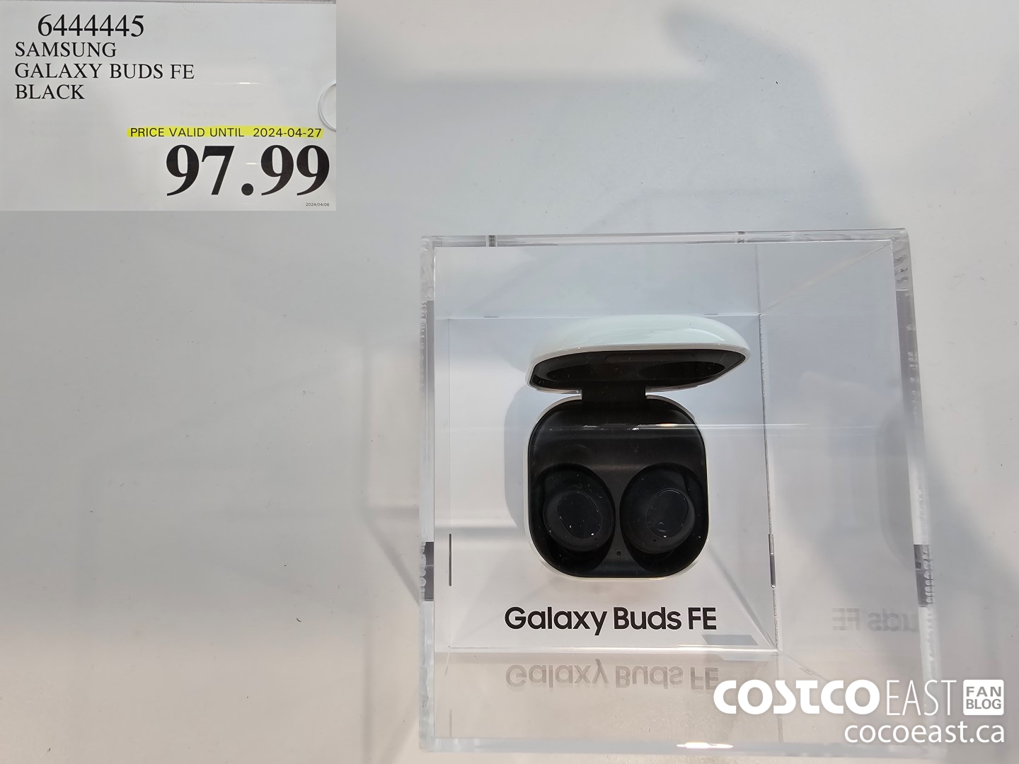 6444445 SAMSUNG GALAXY BUDS FE BLACK $97.99