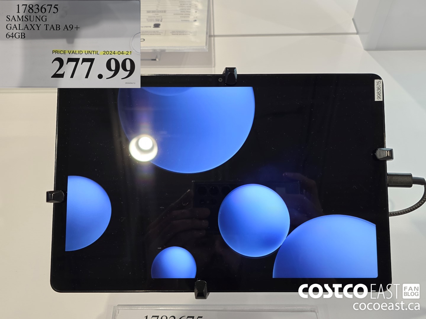 1783675 SAMSUNG GALAXY TAB A9+ 64GB $277.99