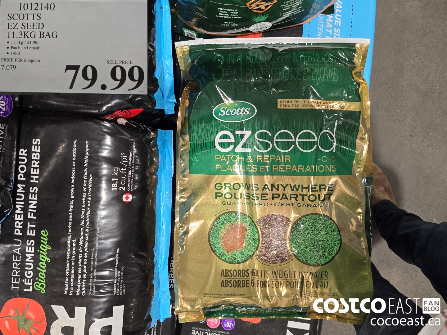 1012140 SCOTTS EZ SEED 11.3 KG BAG $79.99
