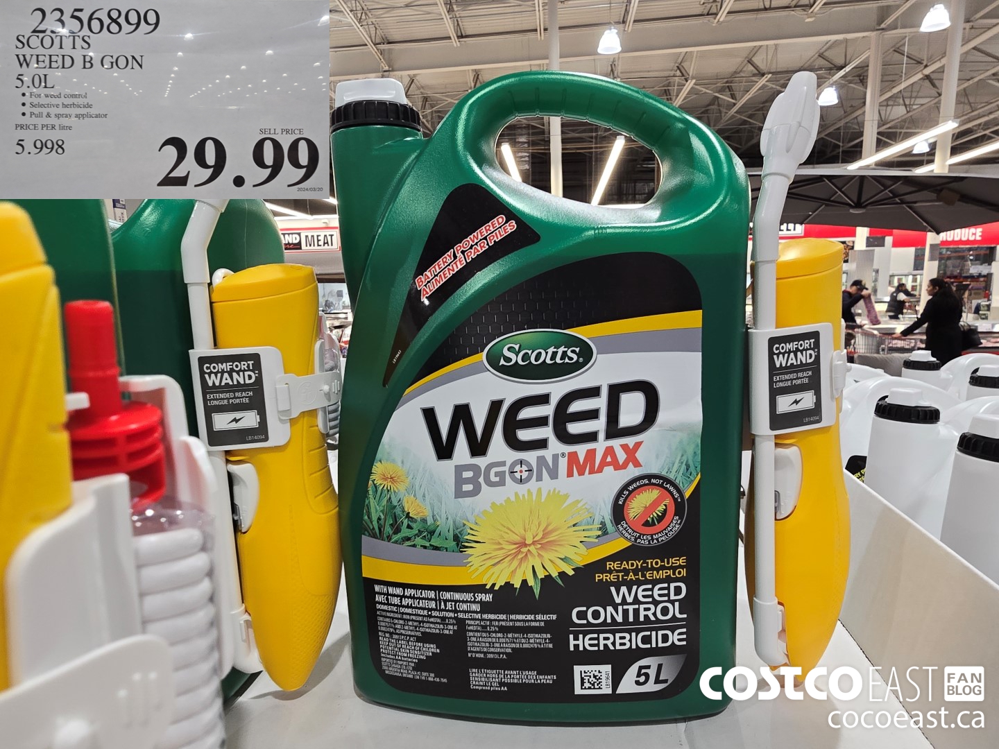 2356899 SCOTTS WEED B GON 5.0 L $29.99