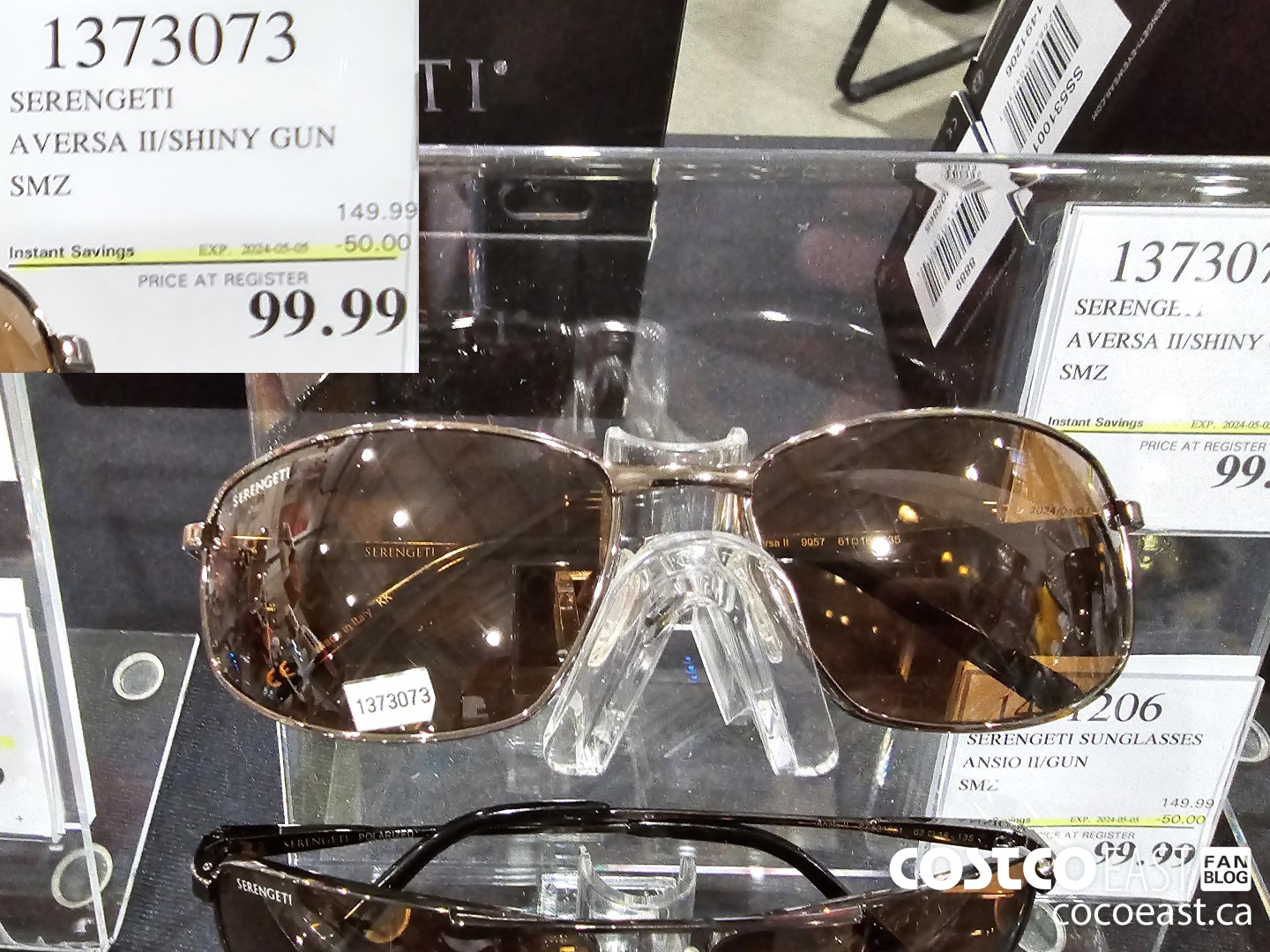 1373073 SERENGETI AVERSA II/SHINY GUN SMZ ($50.00 INSTANT SAVINGS EXPIRES ON 2024-05-05) $99.99