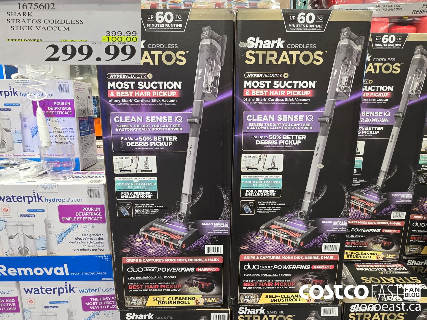 1675602 SHARK STRATOS CORDLESS STICK VACUUM ($100.00 INSTANT SAVINGS EXPIRES ON 2024-05-05) $299.99