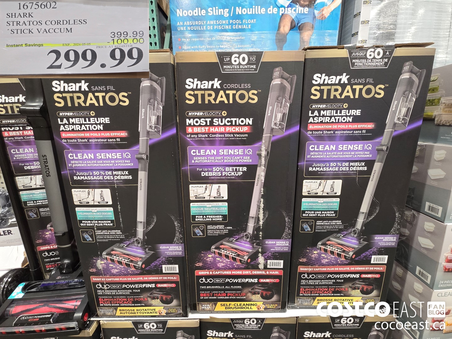 1675602 SHARK STRATOS CORDLESS STICK VACUUM ($100.00 INSTANT SAVINGS EXPIRES ON 2024-05-05) $299.99