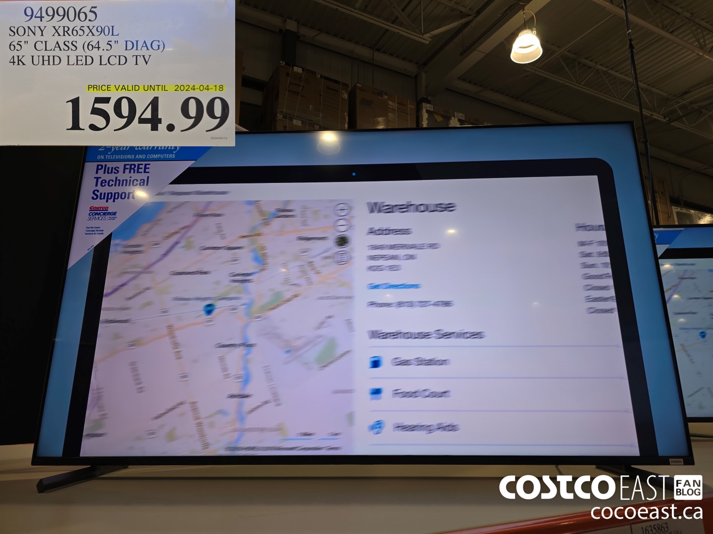 9499065 SONY XR65X90L 65