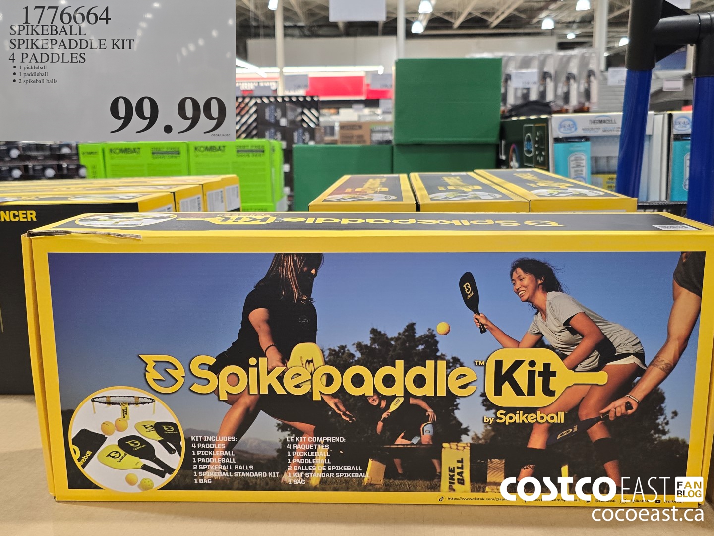 1776664 SPIKEBALL SPIKEPADDLE KIT . 4 PADDLES $99.99