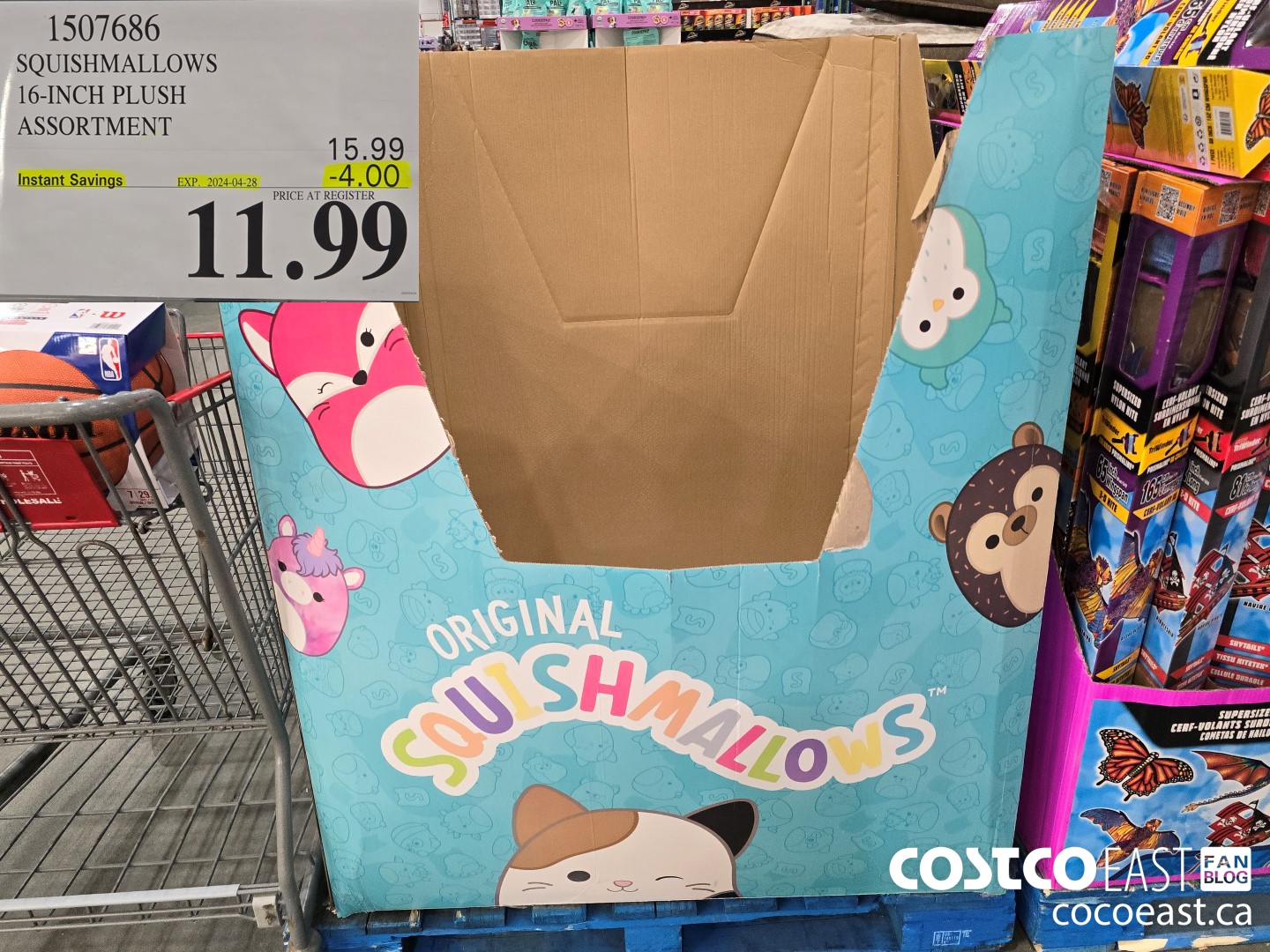 1507686 SQUISHMALLOWS 16-INCH PLUSH ASSORTMENT ($4.00 INSTANT SAVINGS EXPIRES ON 2024-04-28) $11.99