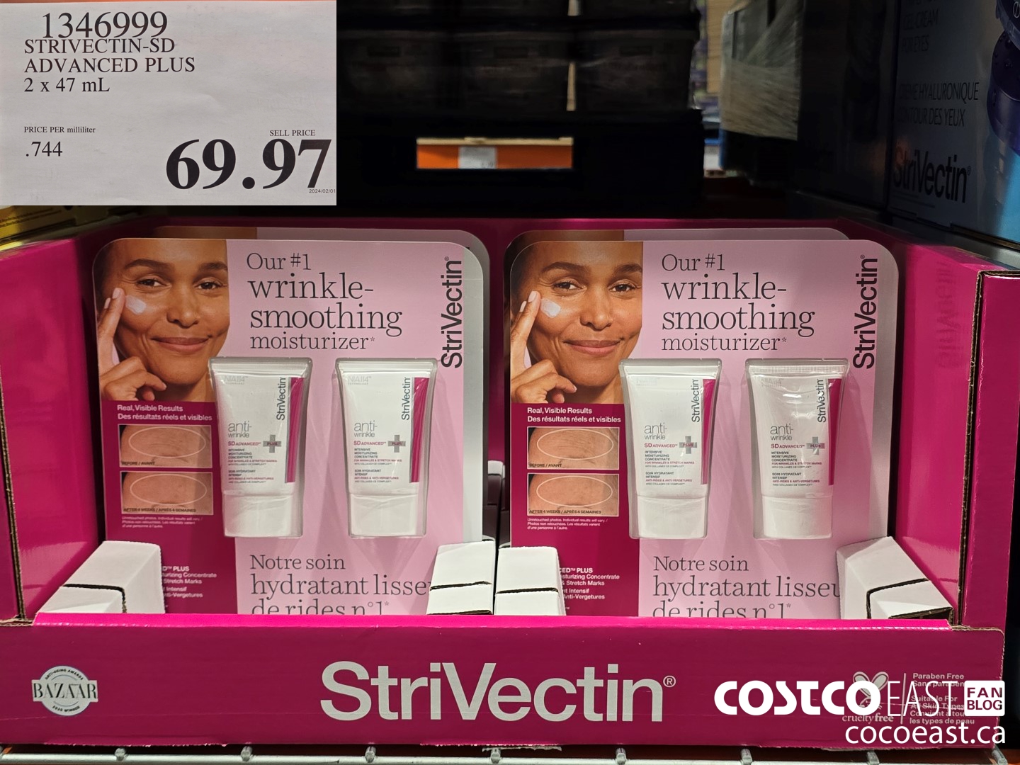 1346999 STRIVECTIN-SD ADVANCED PLUS 2 X 47ML $69.97