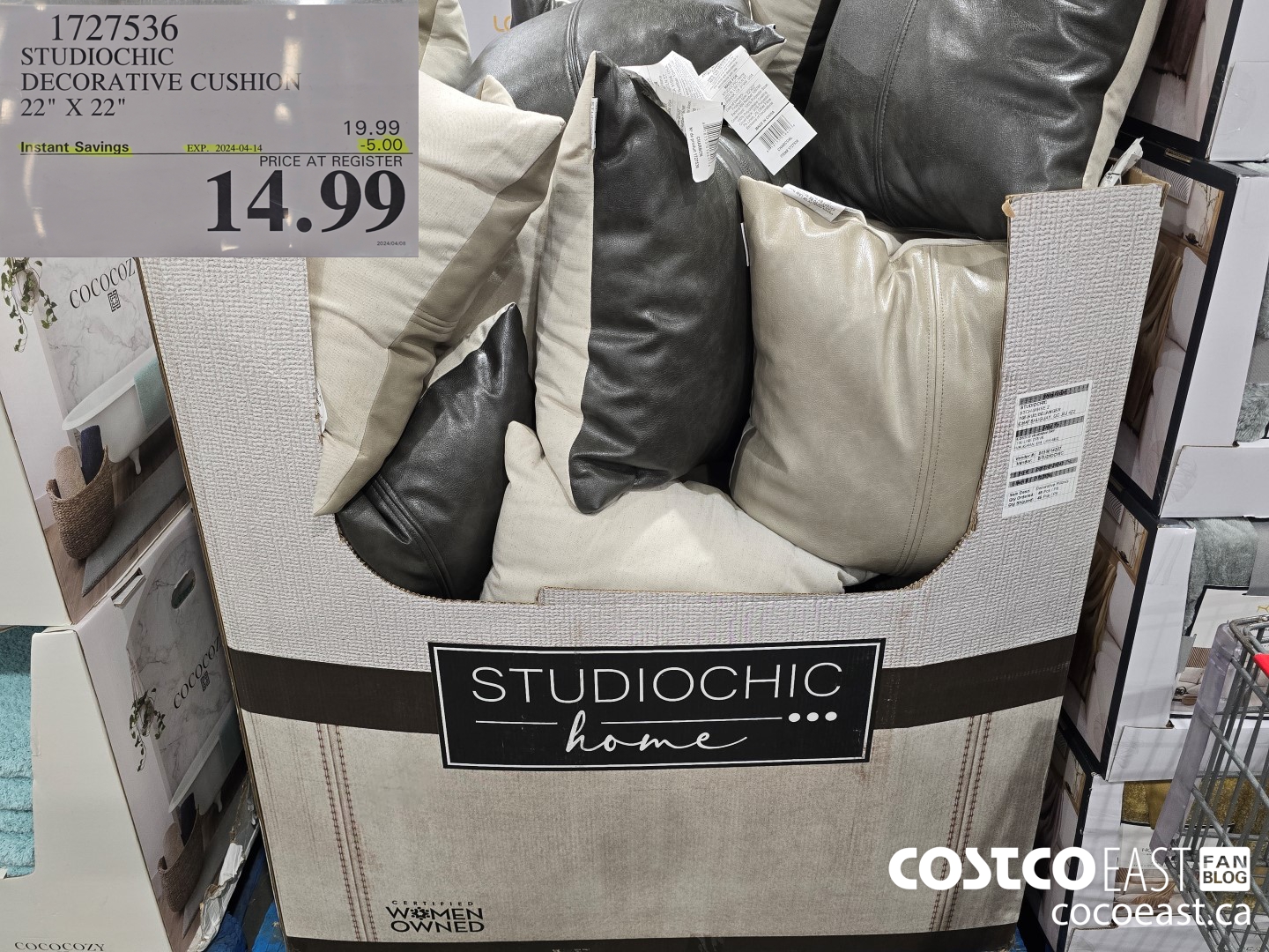 1727536 STUDIOCHIC DECORATIVE CUSHION 22