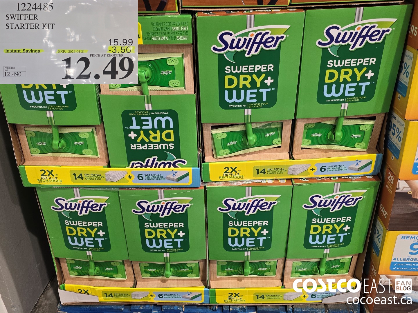 1224485 SWIFFER STARTER KIT ($3.50 INSTANT SAVINGS EXPIRES ON 2024-04-21) $12.49