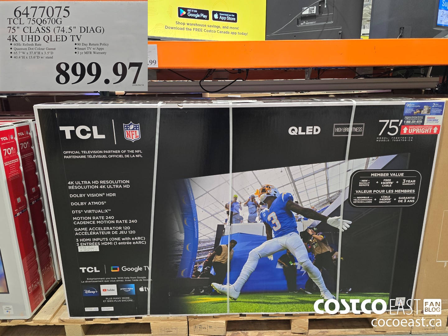 6477075 TCL 75Q670G 75