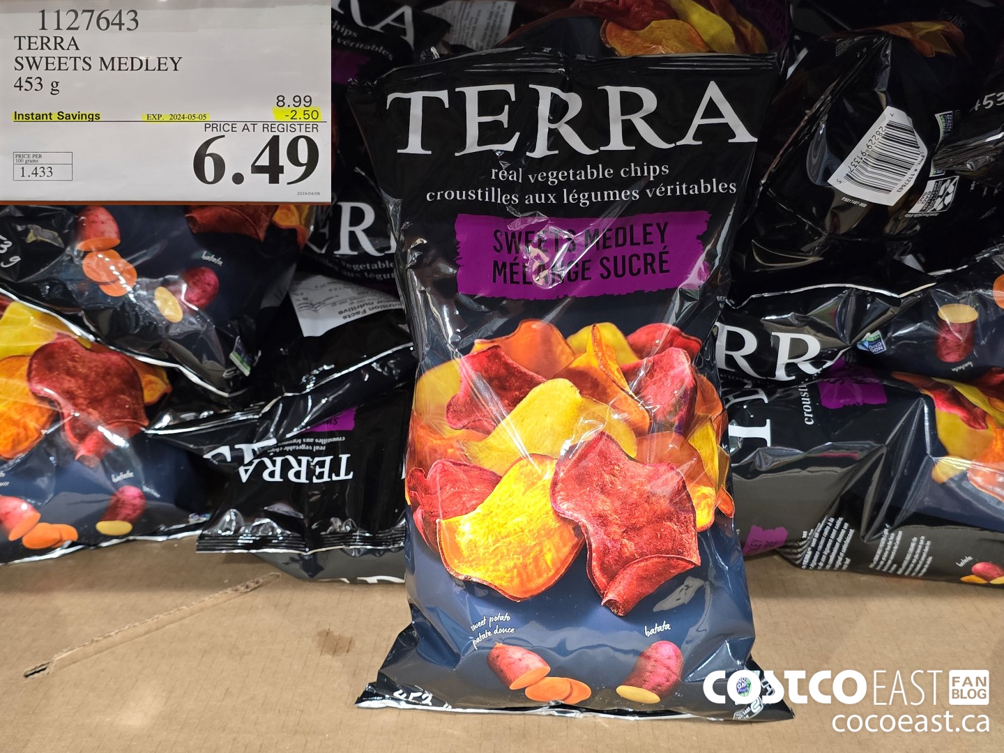 1127643 TERRA SWEETS MEDLEY 453G ($2.50 INSTANT SAVINGS EXPIRES ON 2024-05-05) $6.49