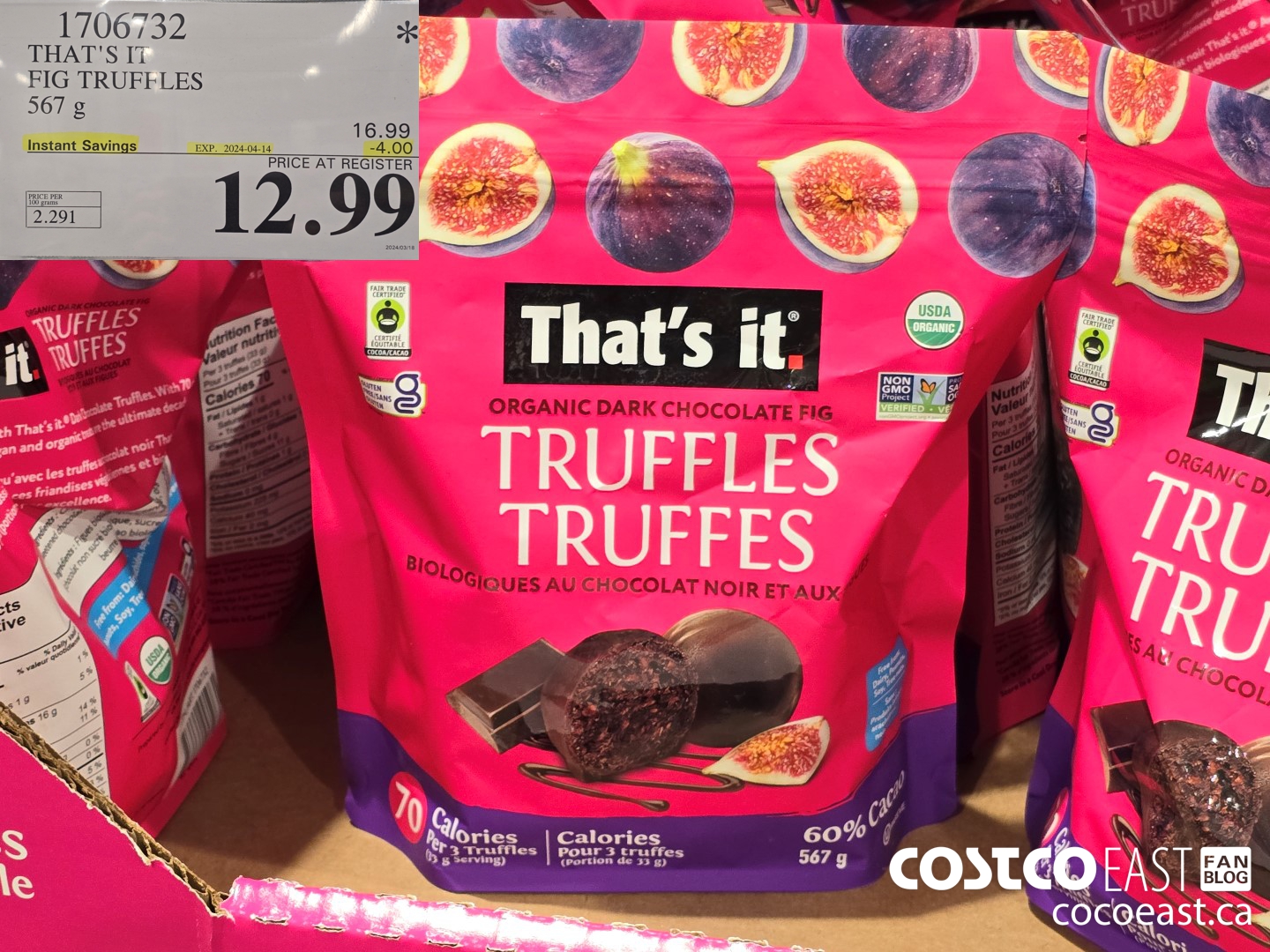 1706732 THAT'S IT FIG TRUFFLES 567 g ($4.00 INSTANT SAVINGS EXPIRES ON 2024-04-14) $12.99