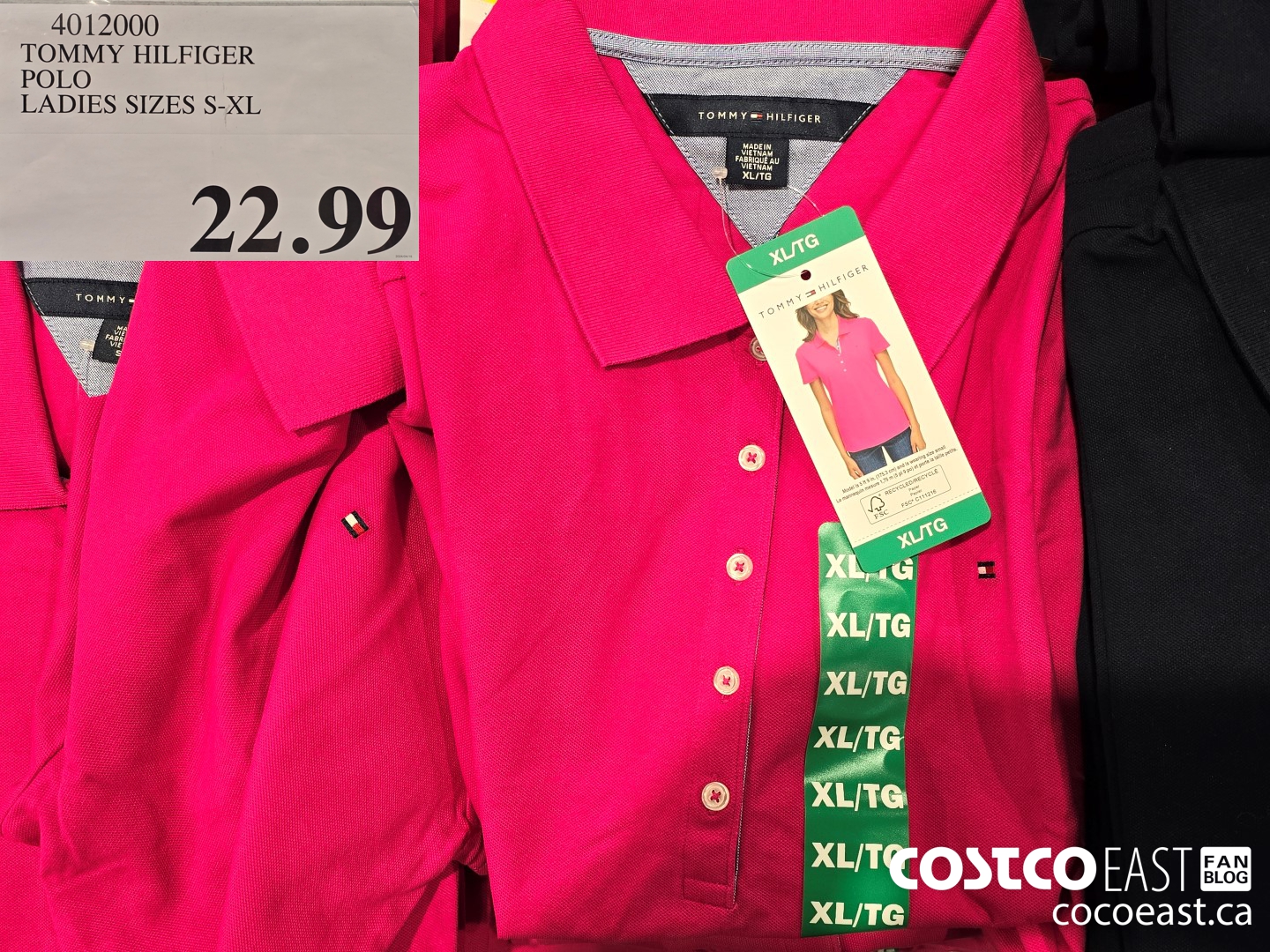 4012000 TOMMY HILFIGER POLO LADIES SIZES S-XL $22.99