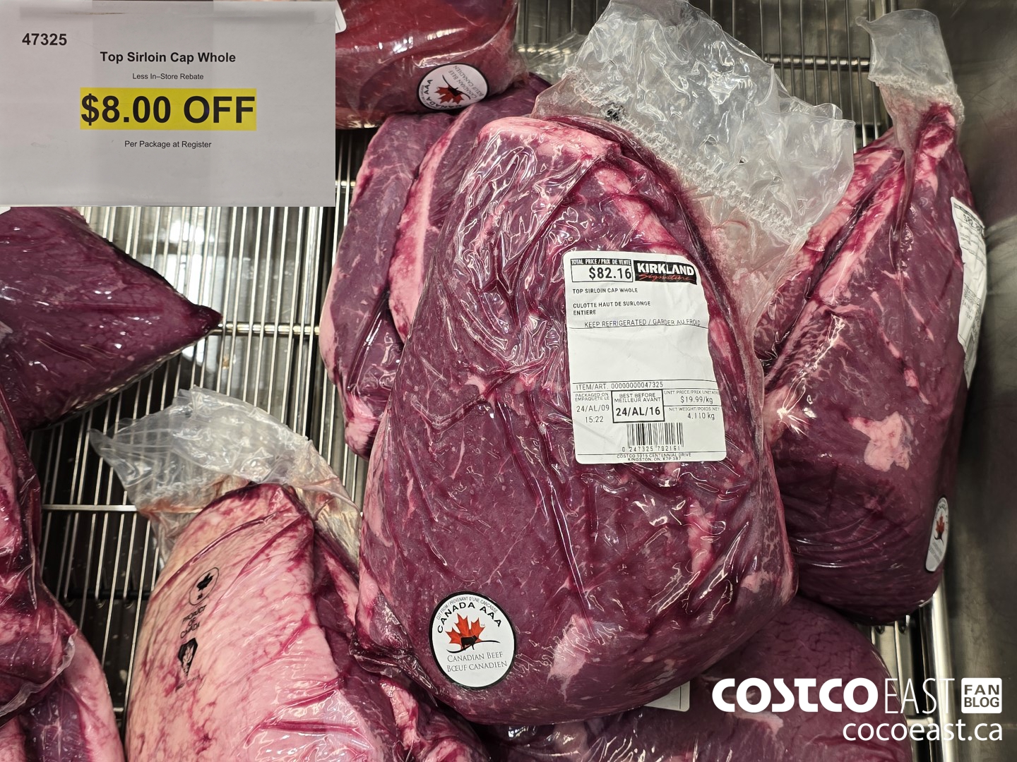 47325 Top Sirloin Cap Whole ($8.00 INSTANT SAVINGS)