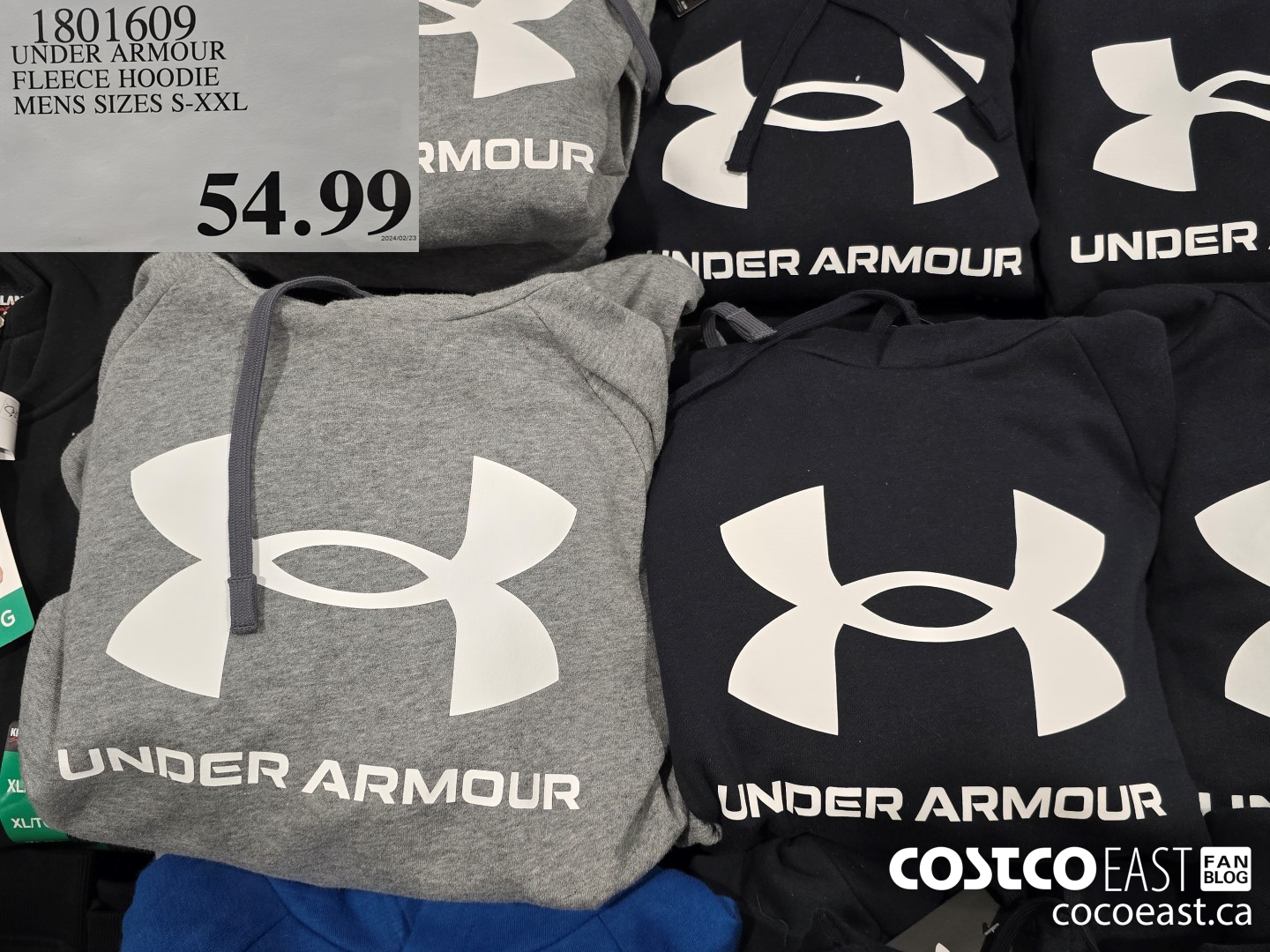 1801609 UNDER ARMOUR FLEECE HOODIE MENS SIZES S-XXL $54.99