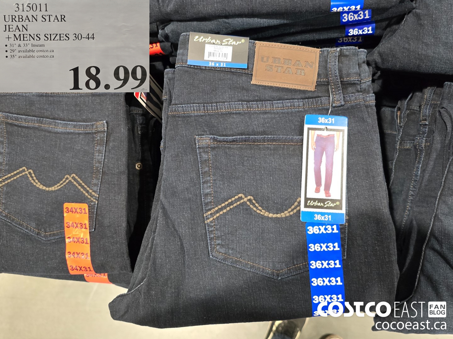 315011 URBAN STAR JEAN MENS SIZES 30-44 $18.99
