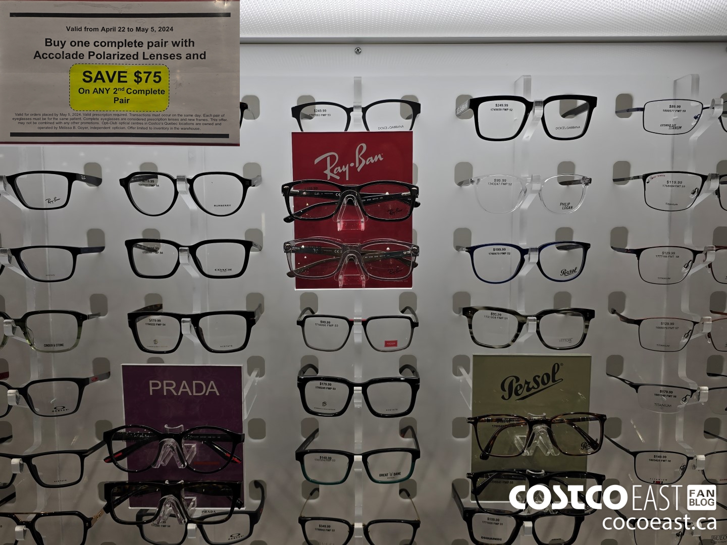 20336 Valid from April 22 to May 5, 2024 Buy one complete pair with Accolade Polarized Lenses and $75.00