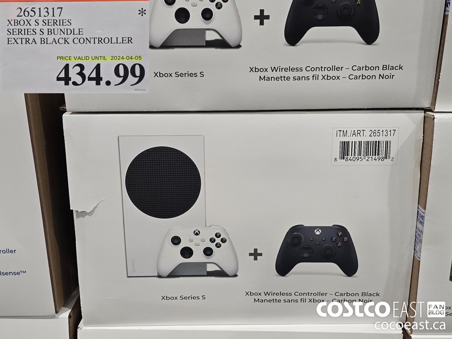 2651317 XBOX S SERIES SERIES S BUNDLE EXTRA BLACK CONTROLLER $434.99