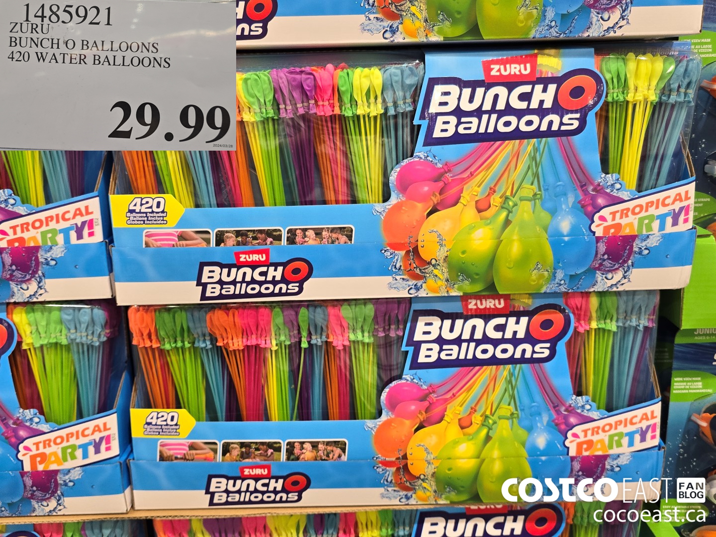 1485921 ZURU BUNCH O BALLOONS 420 WATER BALLOONS $29.99