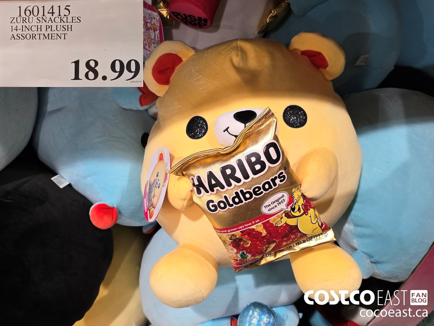 1601415 ZURU SNACKLES 14-INCH PLUSH ASSORTMENT $18.99