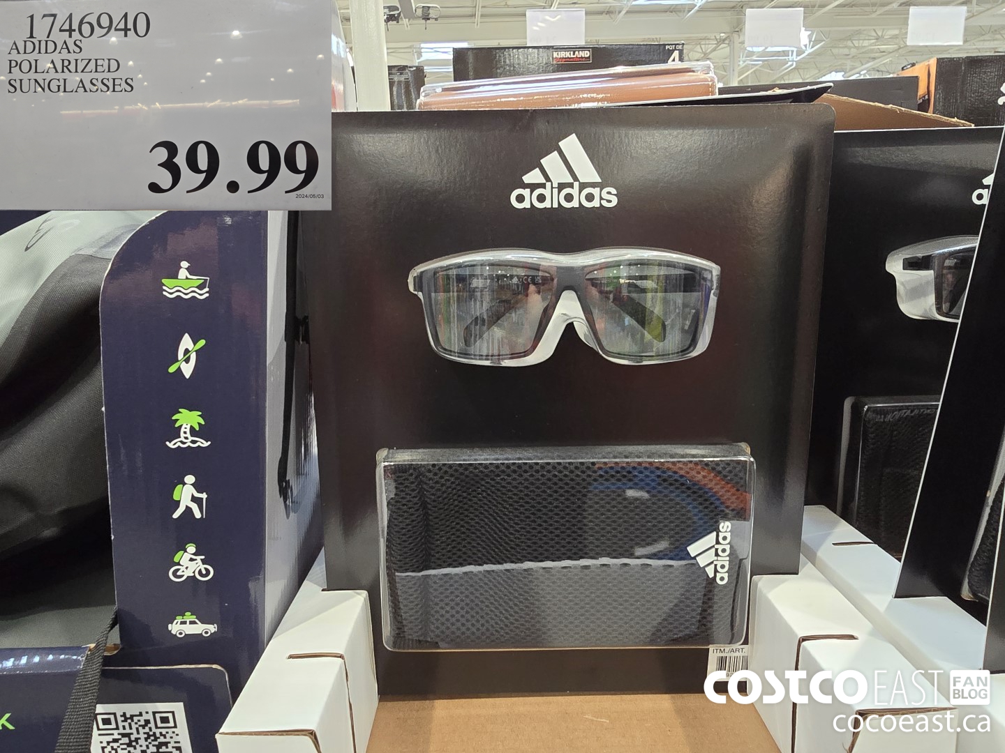 1746940 ADIDAS POLARIZED SUNGLASSES $39.99