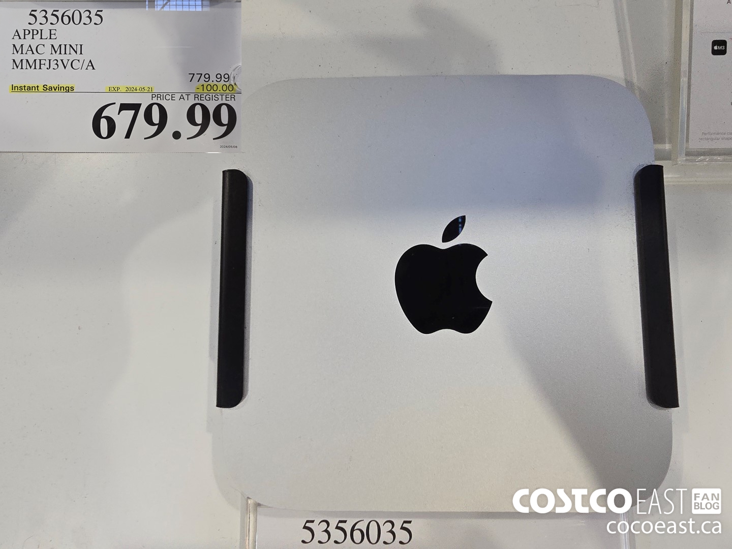 5356035 APPLE MAC MINI MMFJ3VC/A ($100.00 INSTANT SAVINGS EXPIRES ON 2024-05-21) $679.99