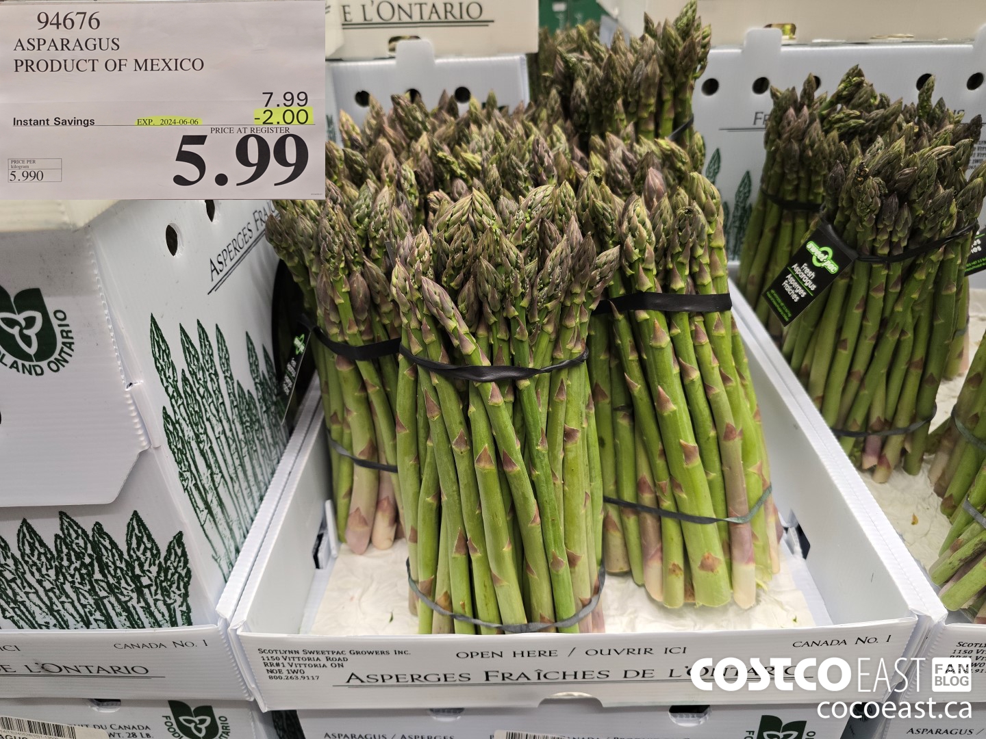 94676 ASPARAGUS PRODUCT OF MEXICO ($2.00 INSTANT SAVINGS EXPIRES ON 2024-06-06) $5.99