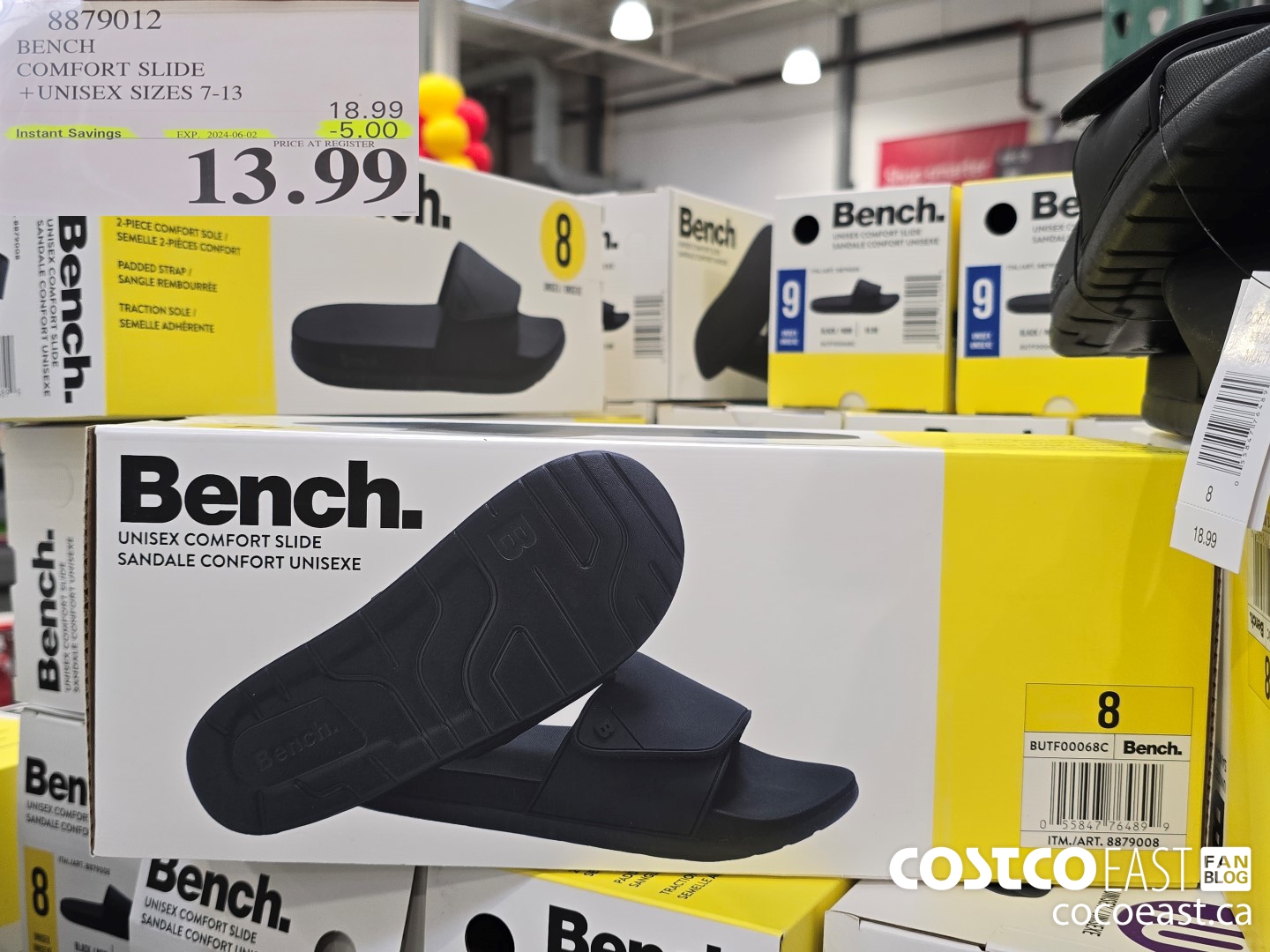 8879012 BENCH COMFORT SLIDE + UNISEX SIZES 7-13 ($5.00 INSTANT SAVINGS EXPIRES ON 2024-06-02) $13.99