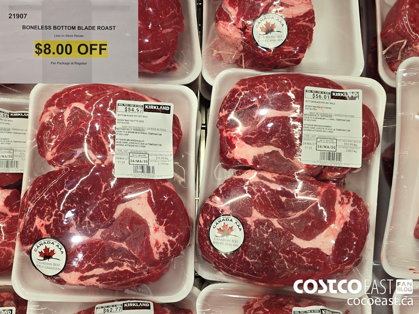 21907 BONELESS BOTTOM BLADE ROAST ($8.00 INSTANT SAVINGS)