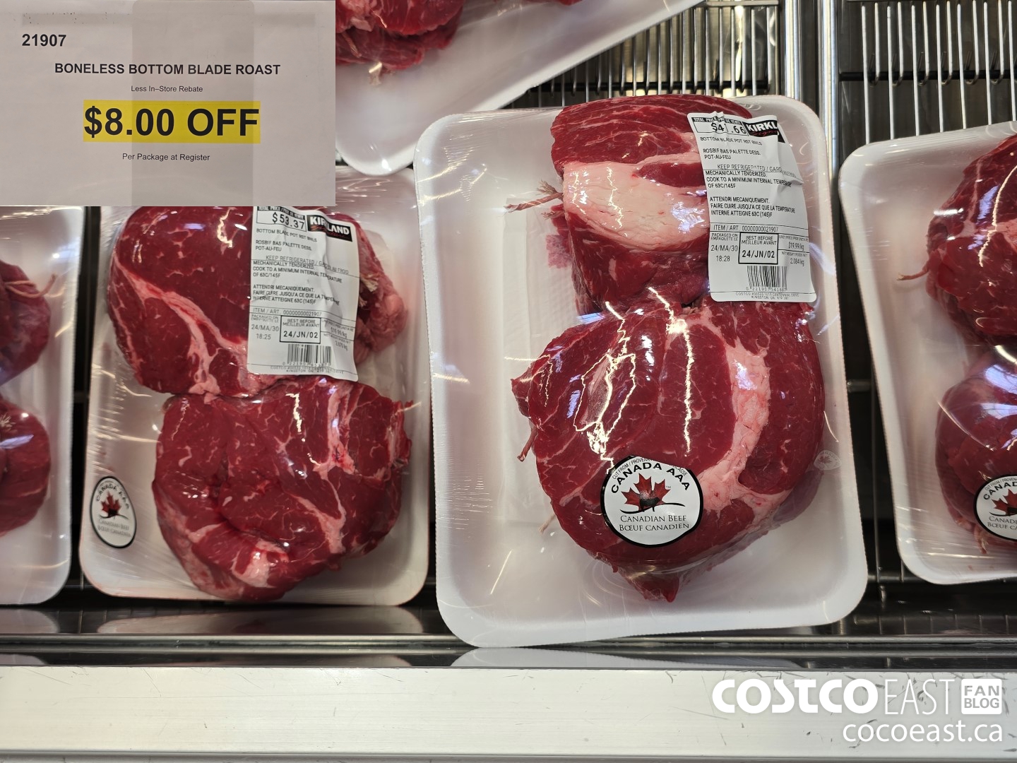 21907 BONELESS BOTTOM BLADE ROAST ($8.00 INSTANT SAVINGS)