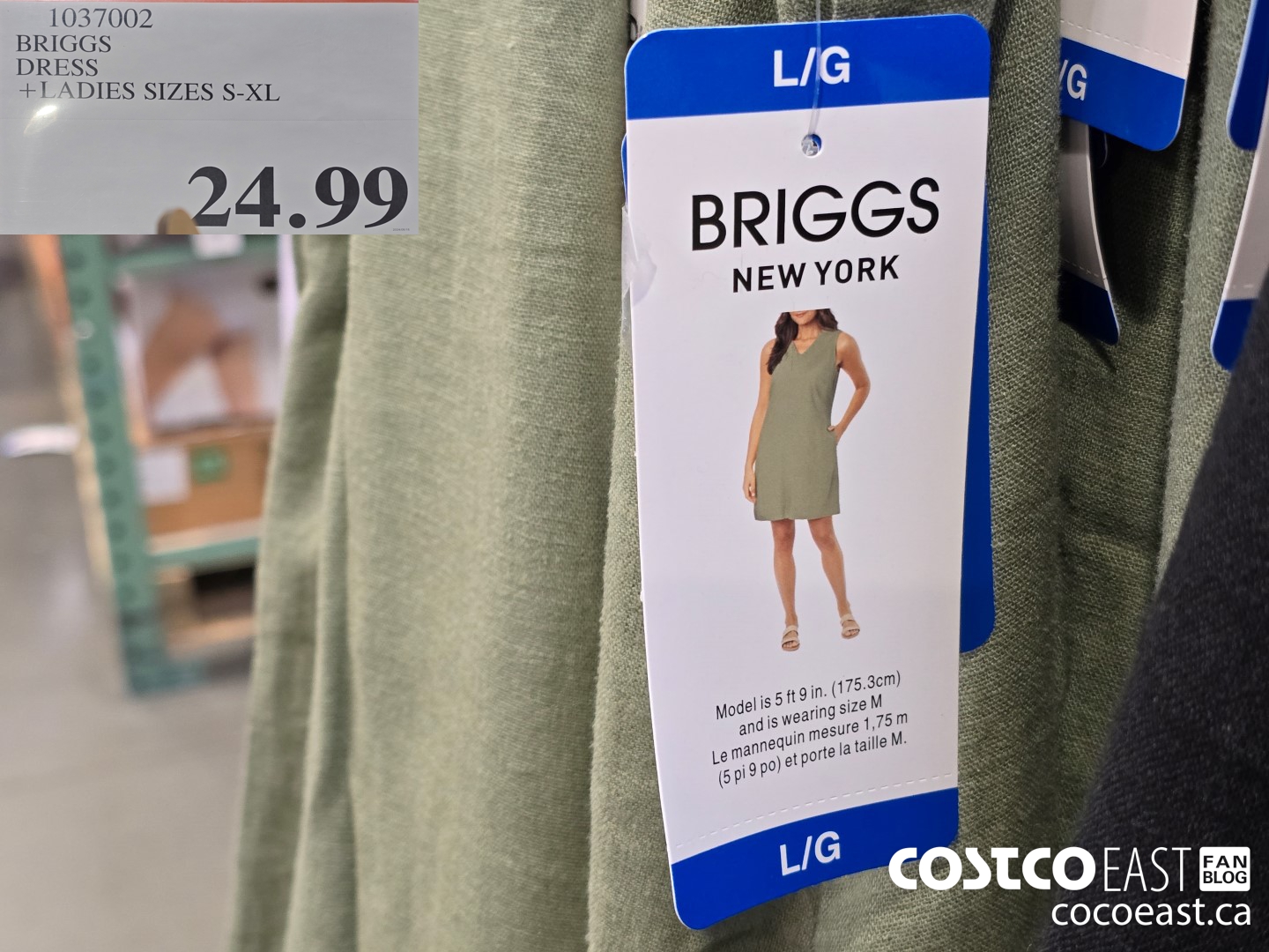 1037002 BRIGGS DRESS LADIES SIZES S-XL $24.99