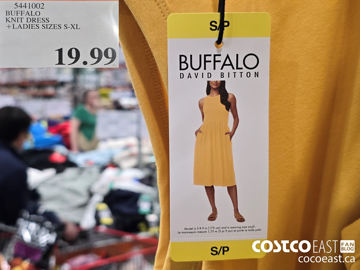 5441002 BUFFALO KNIT DRESS + LADIES SIZES S-XL $19.99