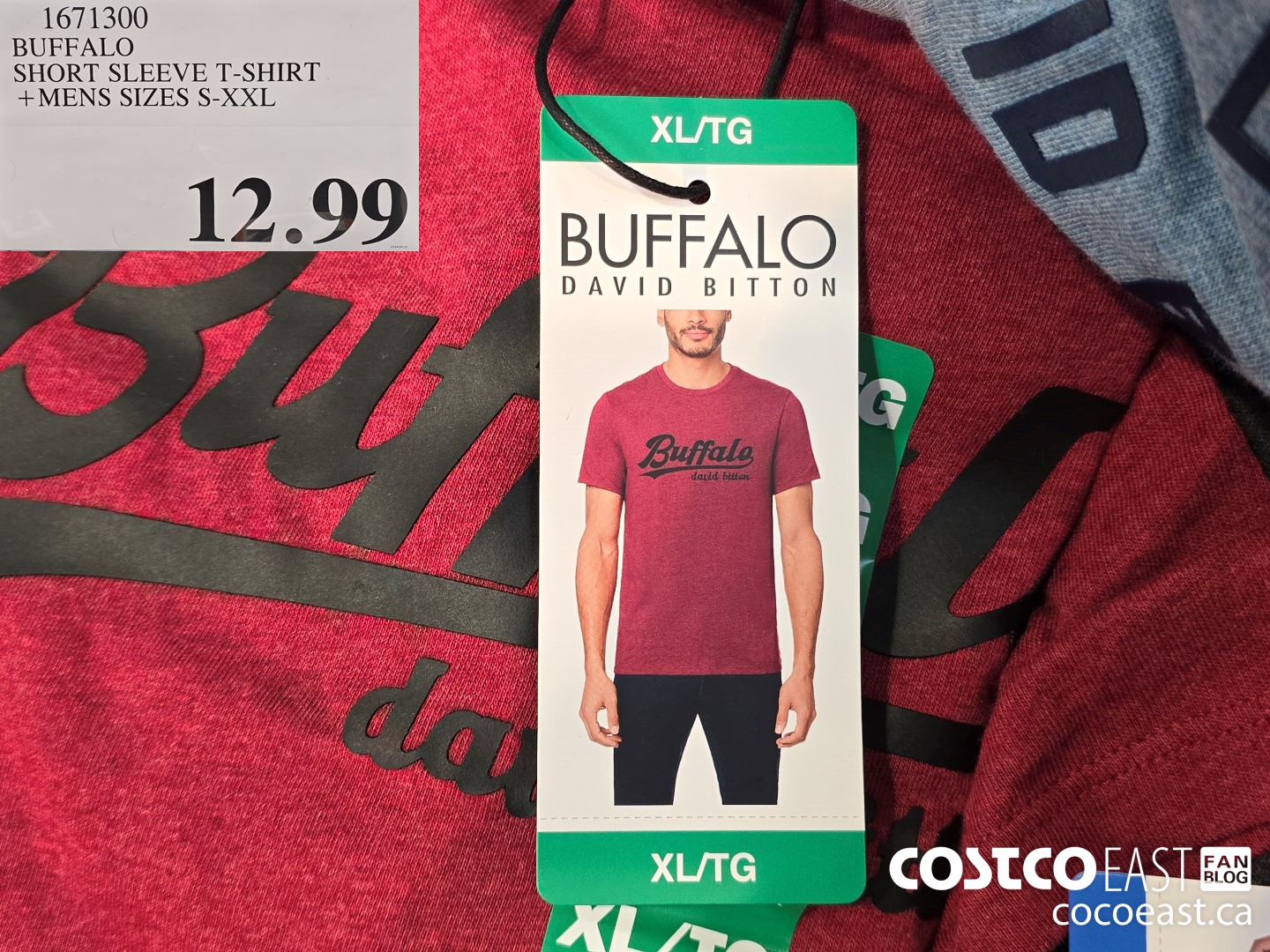 1671300 BUFFALO SHORT SLEEVE T-SHIRT +MENS SIZES S-XXL $12.99