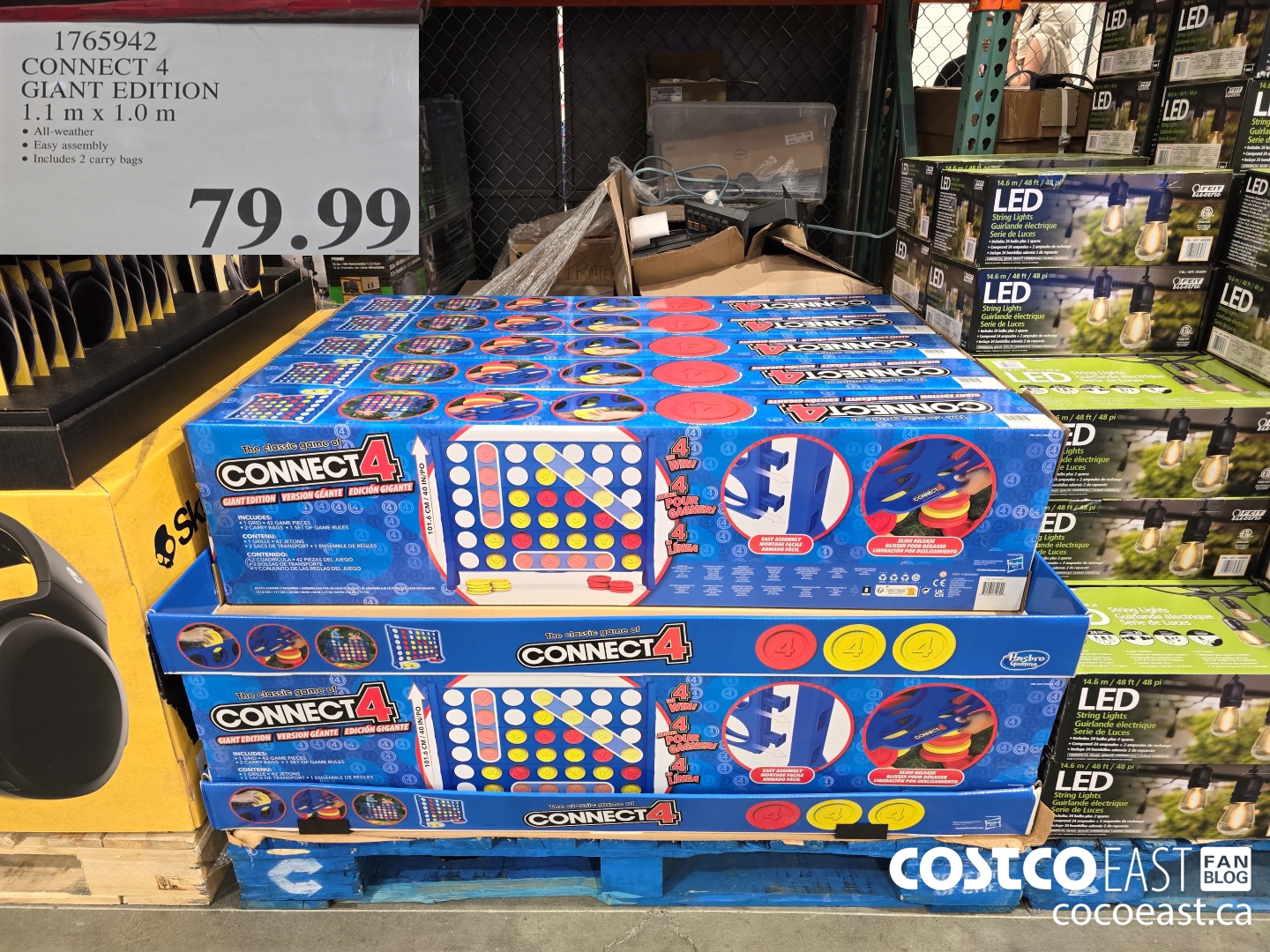 1765942 CONNECT 4 GIANT EDITION 1.1 M X 1.0 M $79.99