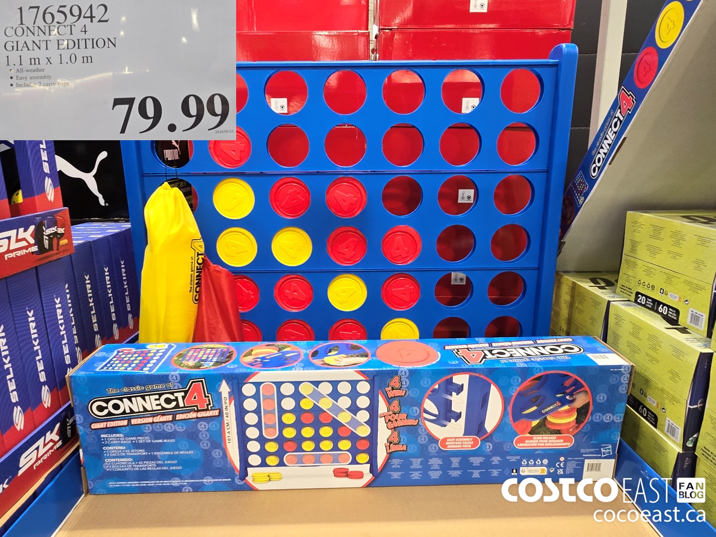 1765942 CONNECT 4 GIANT EDITION 1.1 M X 1.0 M $79.99