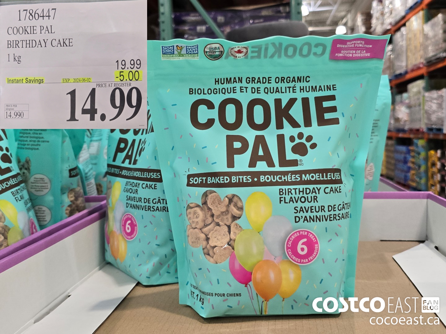1786447 COOKIE PAL BIRTHDAY CAKE 1 kg ($5.00 INSTANT SAVINGS EXPIRES ON 2024-06-02) $14.99