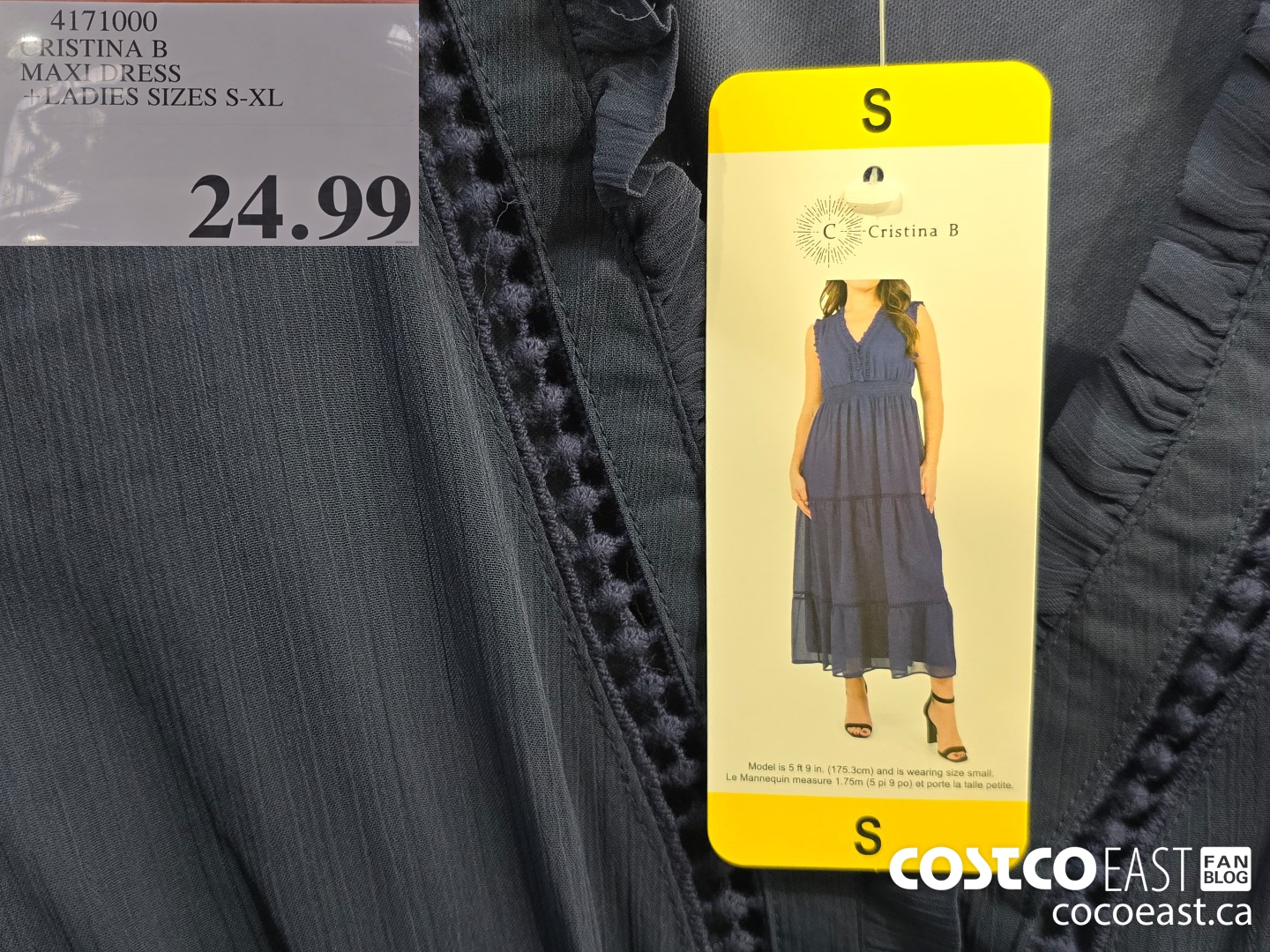 4171000 CRISTINA B MAX! TRESS LADIES SIZES S-XL $24.99