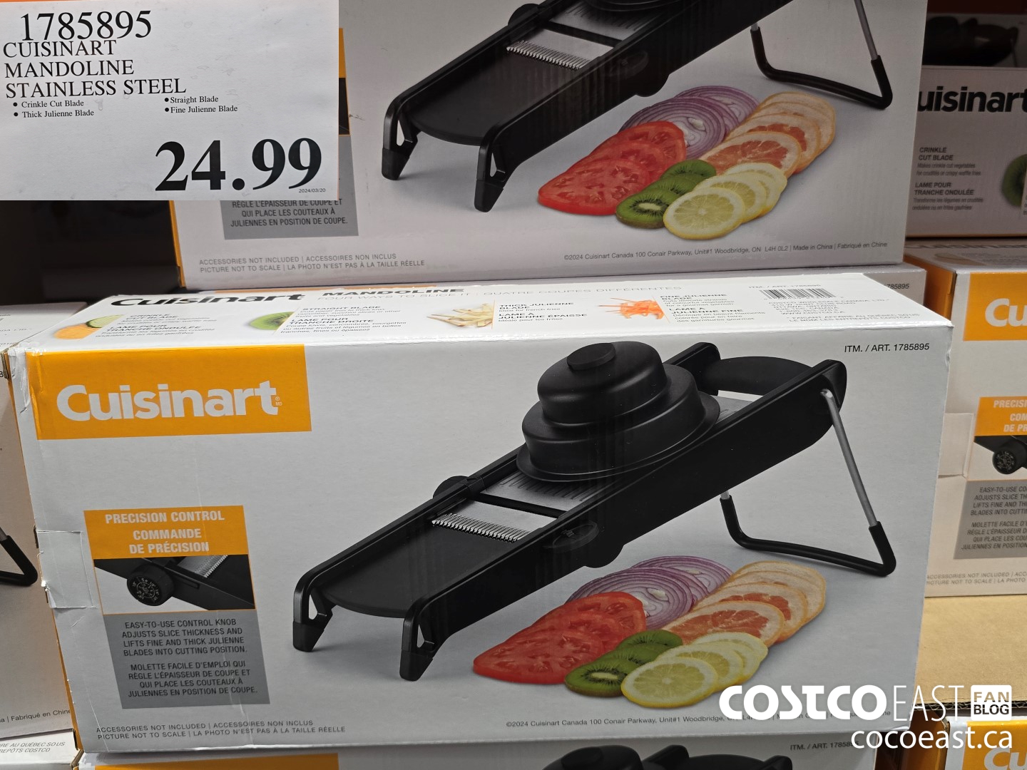 1785895 CUISINART MANDOLINE STAINLESS STEEL $24.99