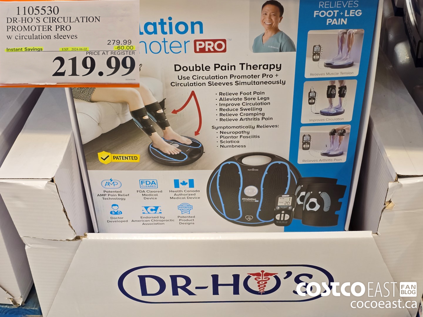 1105530 DR-HO'S CIRCULATION PROMOTER PRO w circulation sleeves ($60.00 INSTANT SAVINGS EXPIRES ON 2024-06-02) $219.99